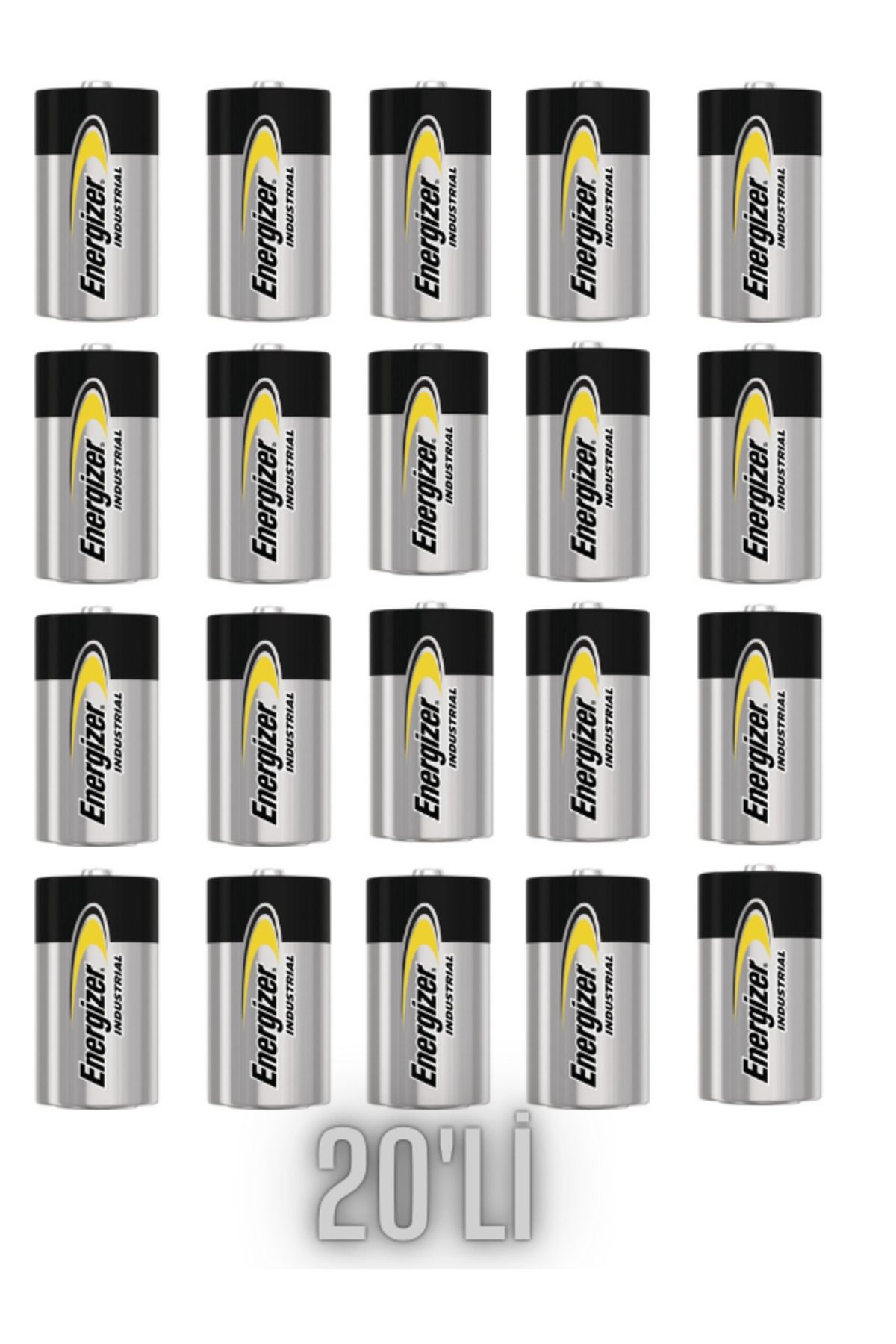 Energizer C Size Endüstriyel Orta Boy Pil 20Lİ
