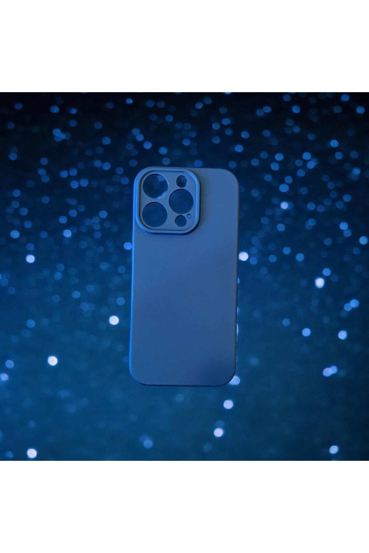 Digimanya Iphone 16 Pro Uyumlu Kılıf Lansman Silikon Ve Esnek Lacivert