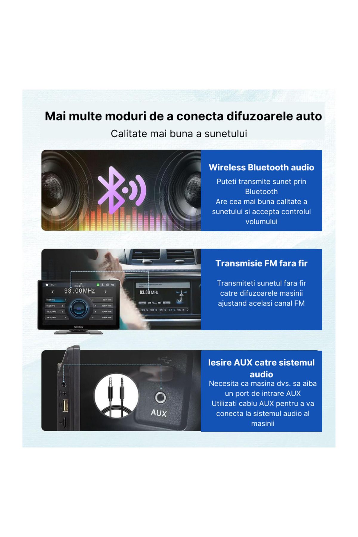 MaGeCa-Multimedia Car Navigation C90, Apple Carplay/android Auto Wireless, 9 Inch Touch Display 6