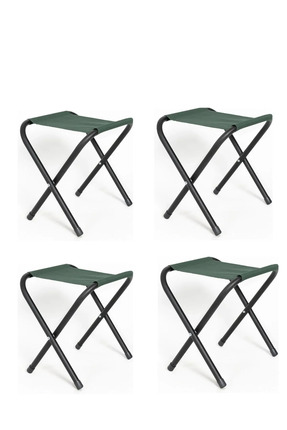 Bofigo 4 Adet Katlanır Kamp Sandalyesi , Balıkçı Taburesi, Kamp Taburesi, Pik...