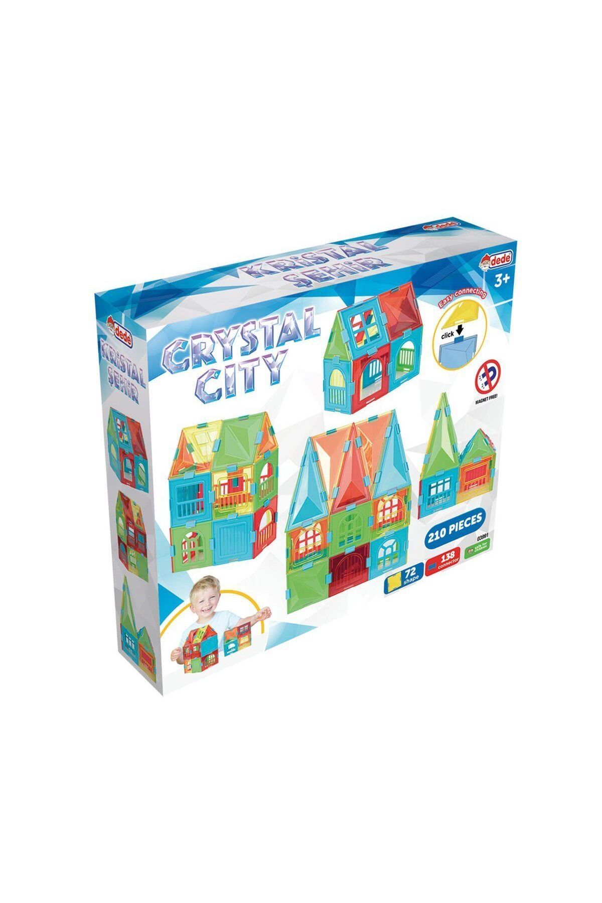 Easy Tedarik 03991 Kristal Şehir 210 Parça -Dede