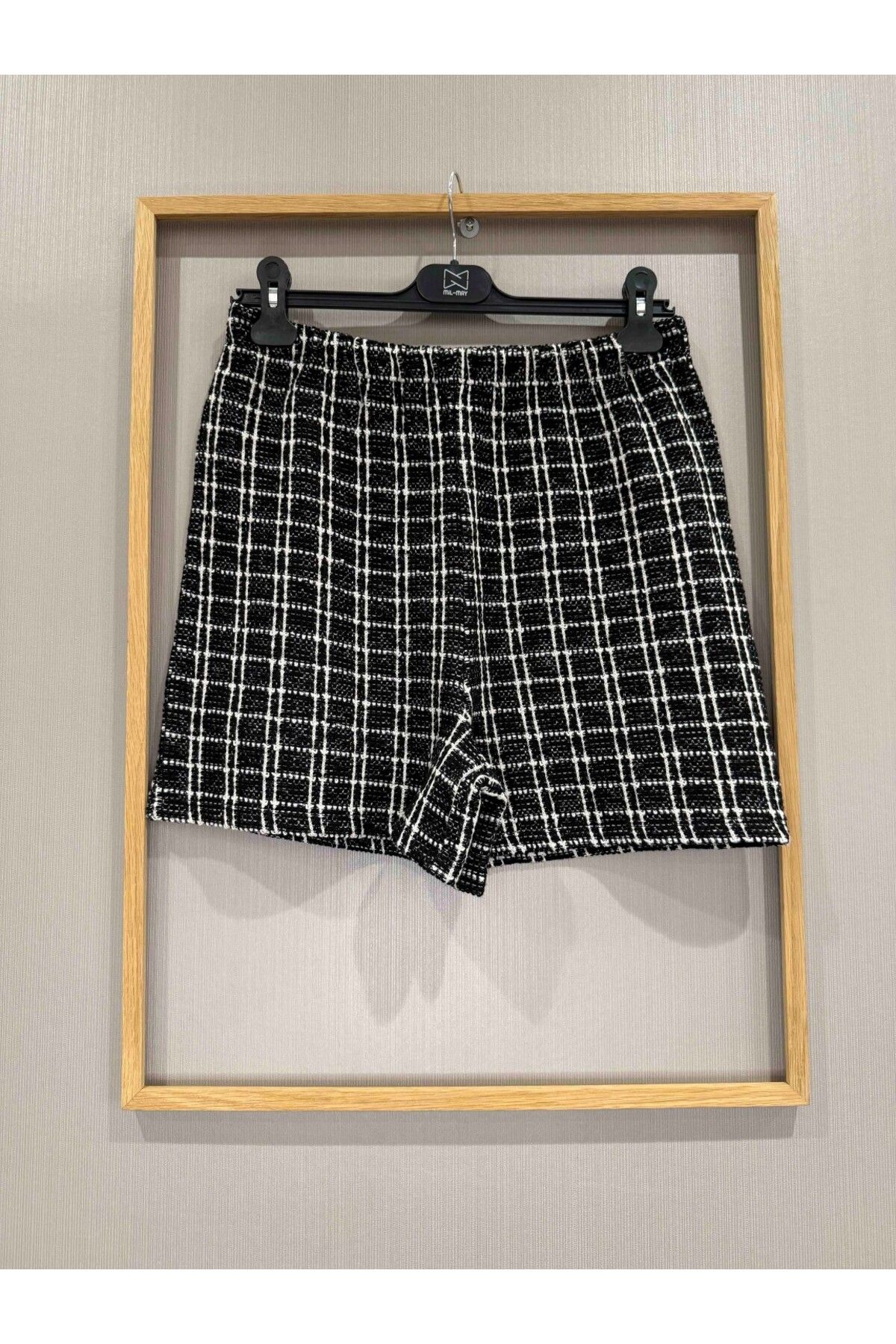 MODA Beli lastikli şort