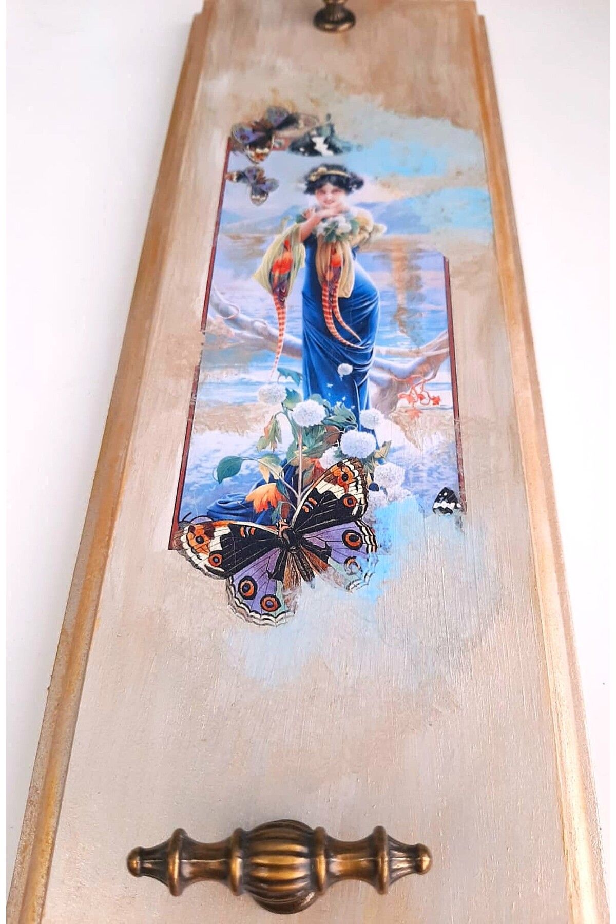 ELSA Vintage Dekopaj Sunum Tabağı – 38x14x2 cm