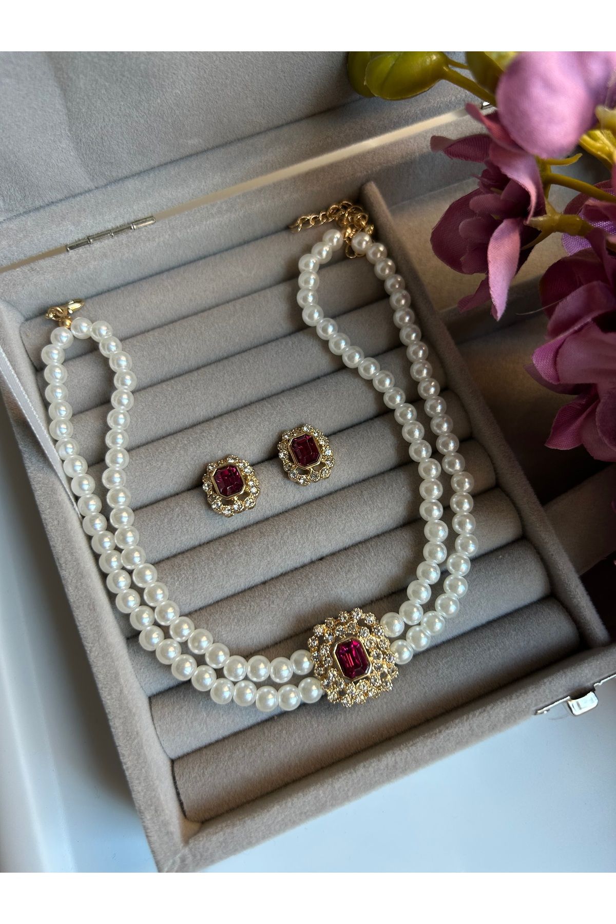 MOONJEWELLERY İNCİ SET