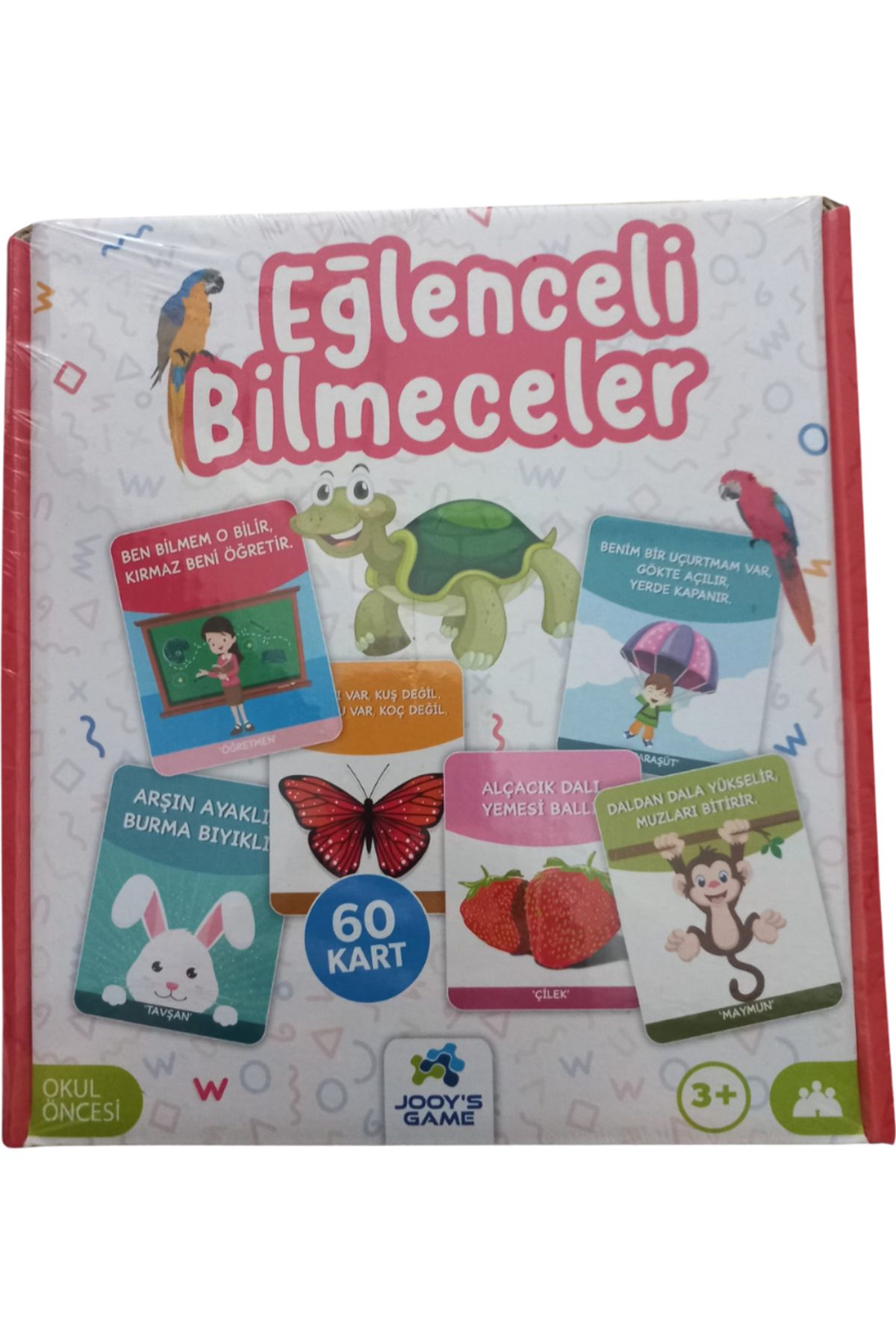 Mor Kadife Eğlenceli Bilmeceler (60 Kart)