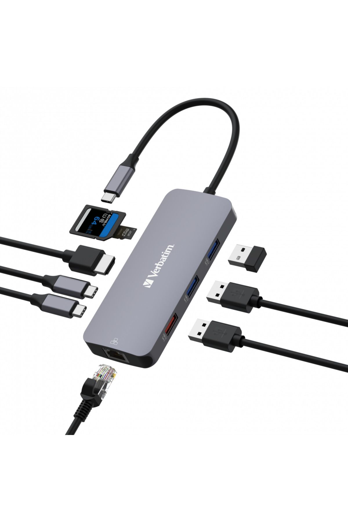 Verbatim HUB USB-C PRO MULTIPORT HUB 9 PORT 32152