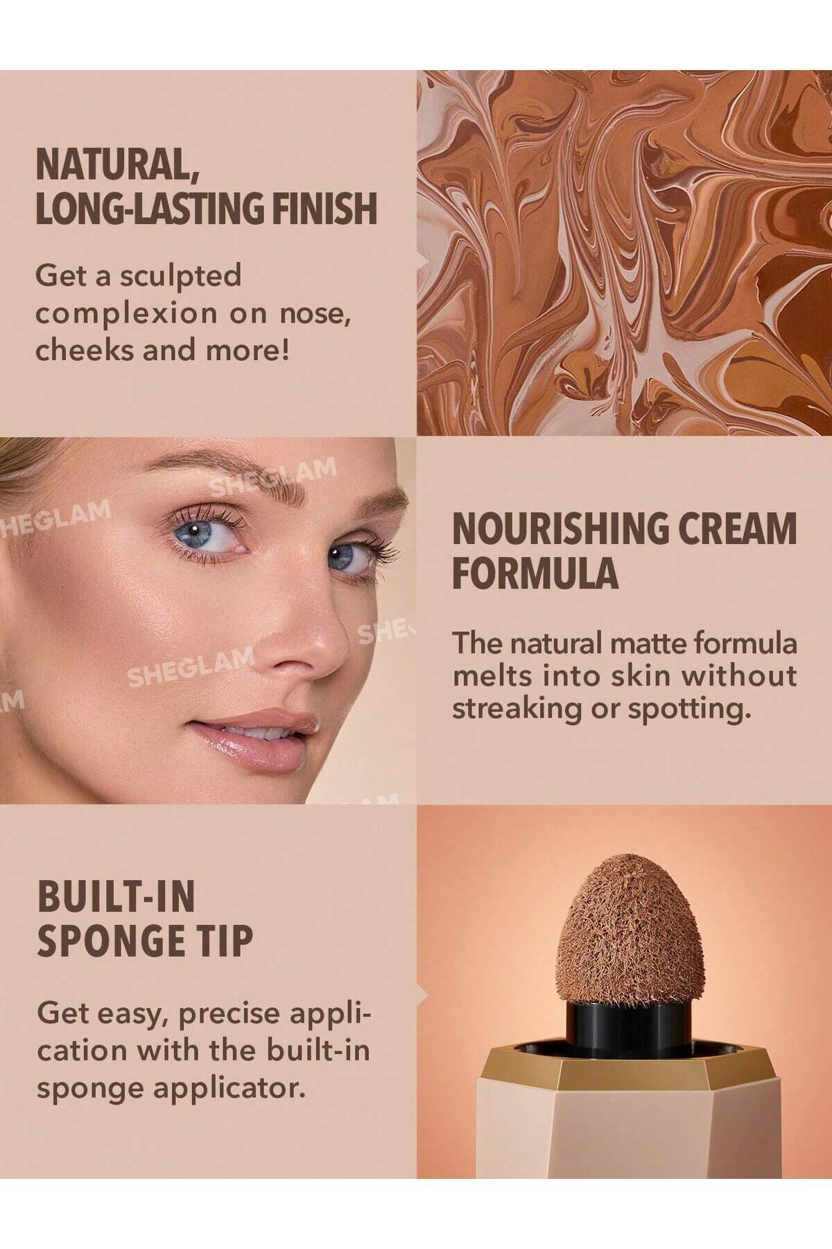 SHEGLAM-Sun Sculpt Liquid Contour-Hazelnut Latte 5.2ml 3