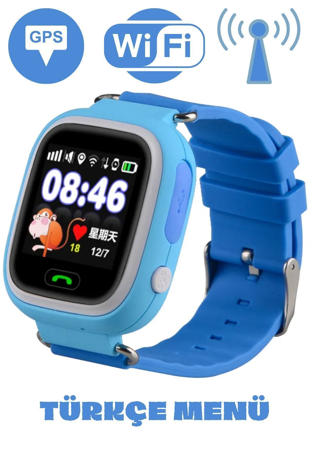 Q90 Uyumlu Move Time Family Kids Watch Gps Akıllı Çocuk Saati