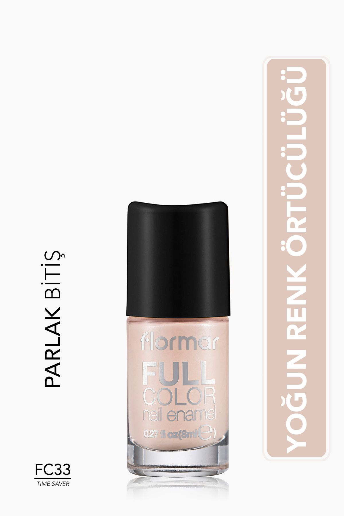 Flormar Full Color Ultra Yüksek Pigmentli & Parlak Bitişli Oje