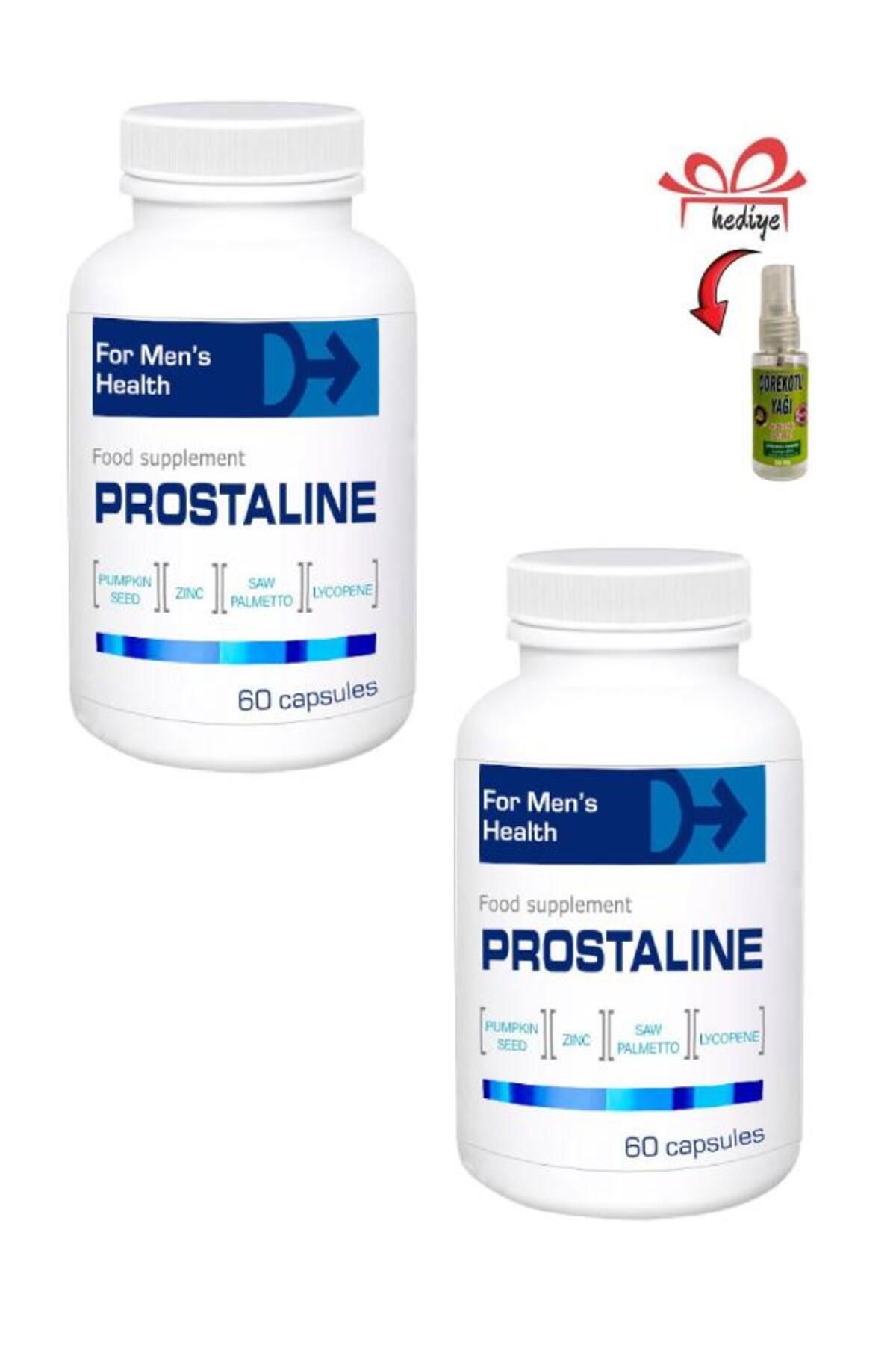 HELSOL Prostaline Pro.statla sorunu olan Erkeklere Akış Rahatlatma Desteği 60'lı x 2 adet+Çörekotu Yağı