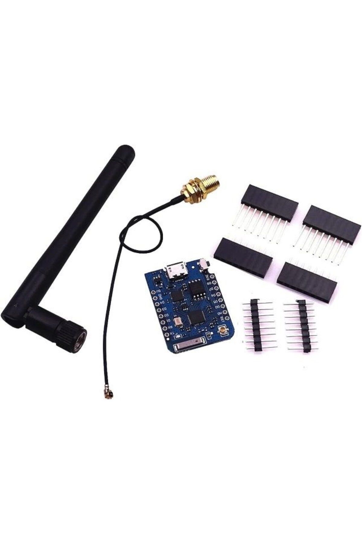 EmAyCenter WEMOS D1 Mini Pro 16MB ESP8266 WiFi Geliştirme Kartı CP2104 USB Antenlİ Arduino IDE Uyumlu