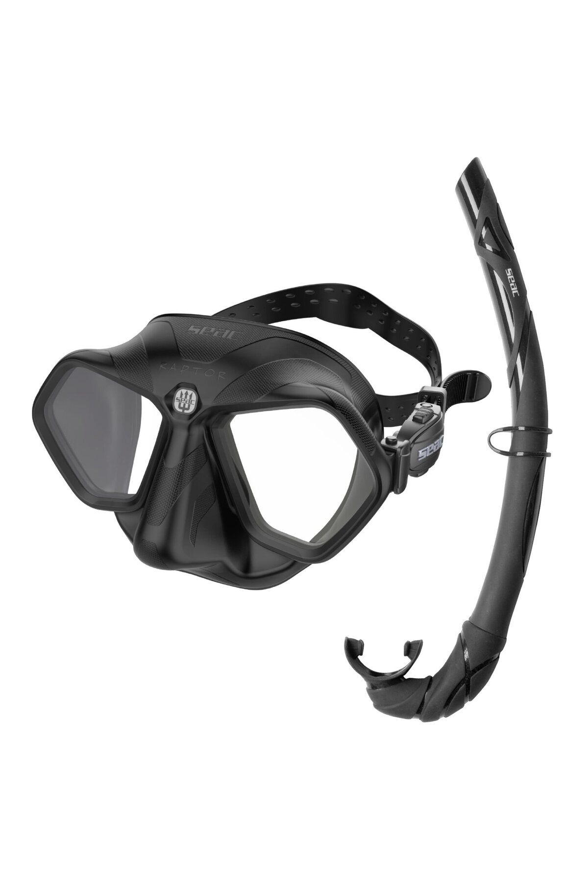 Seac Sub Seac Raptor Maske Şnorkel Set Siyah