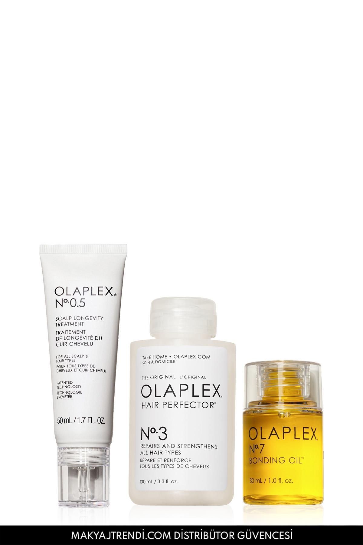 Olaplex Hair Refresh & Revive Trio Set - Bağ Güçlendiren & Saç Derisini Güçlendiren & Parlaklık Veren Üçlü B