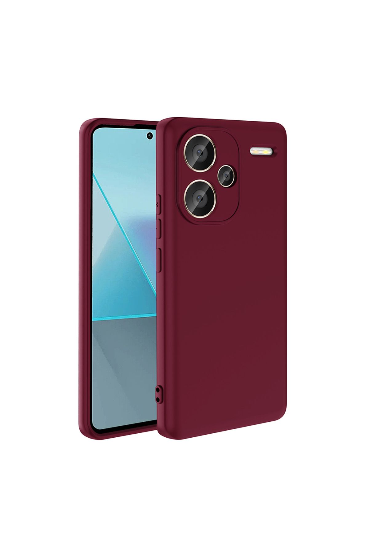 System Com Xiaomi Redmi Note 13 Pro Plus 5G Uyumlu Kılıf SYS Mara Lansman Kapak-Koyu Mor