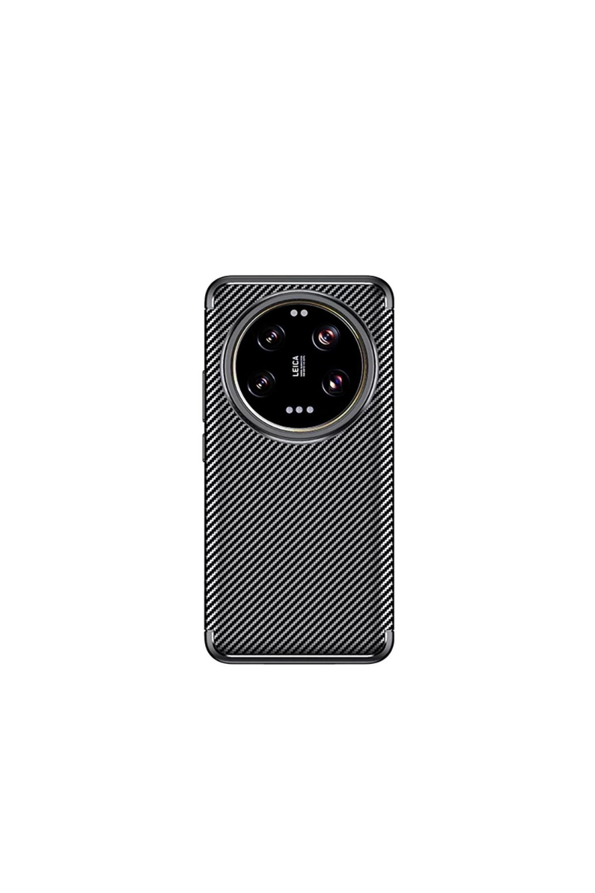 SBY TEKNOLOJİ Xiaomi 15 Ultra Uyumlu Kılıf Karbon Tasarımlı Negro Silikon Kapak