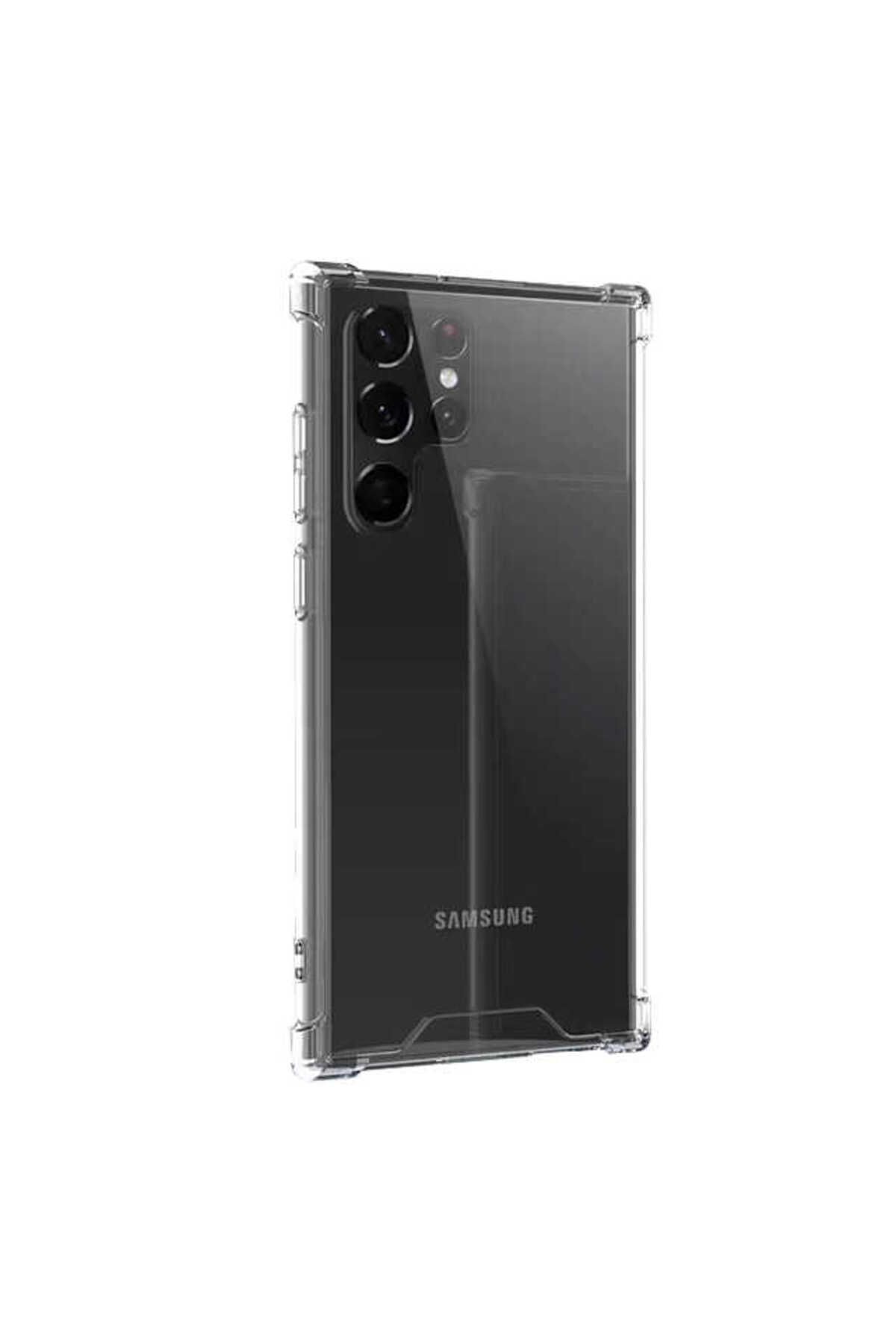System Com Galaxy S22 Ultra Uyumlu SYS Nitro Anti Shock Silikon-Renksiz