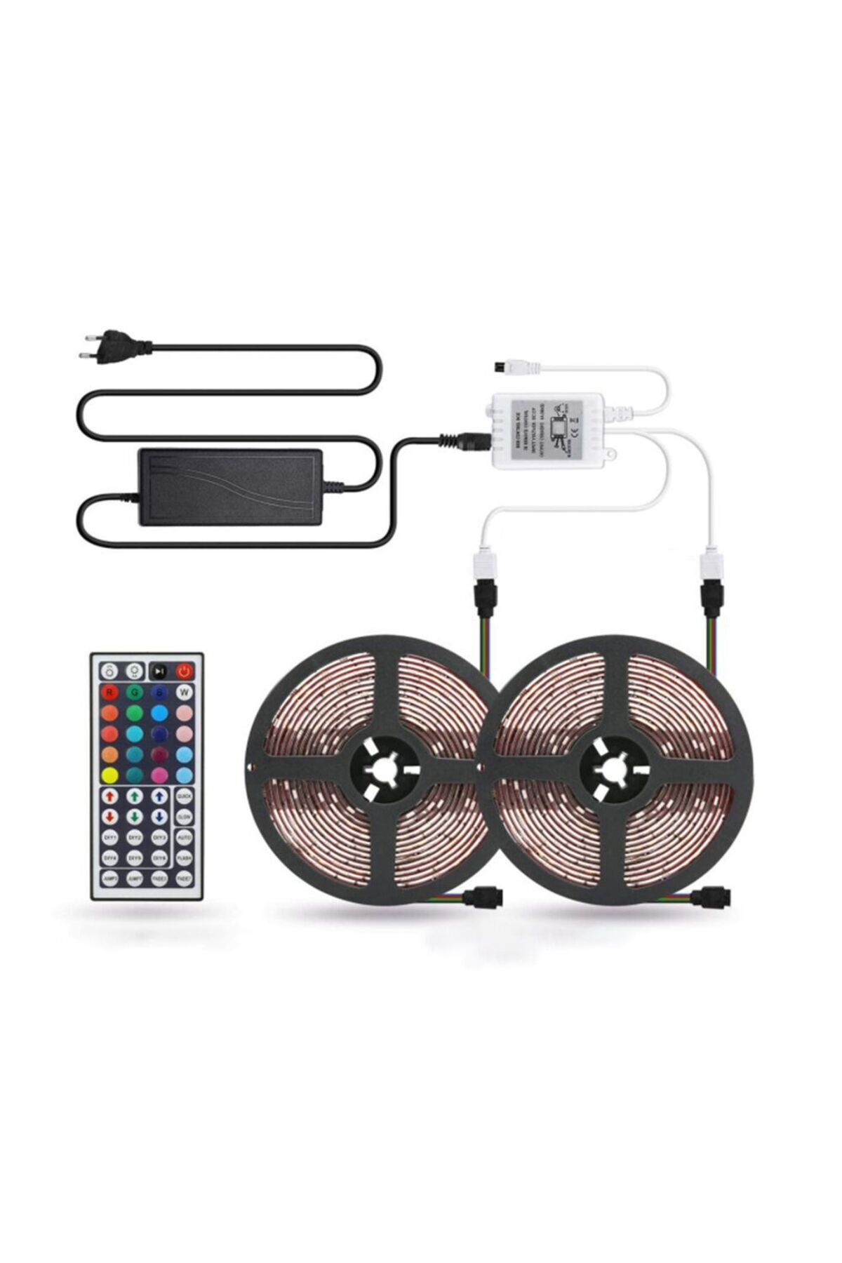 MaGeCa-Kit Banda Led 5050 Rgb, 10m, Control App/bluetooth/telecomanda, 12v, Multicolor 3