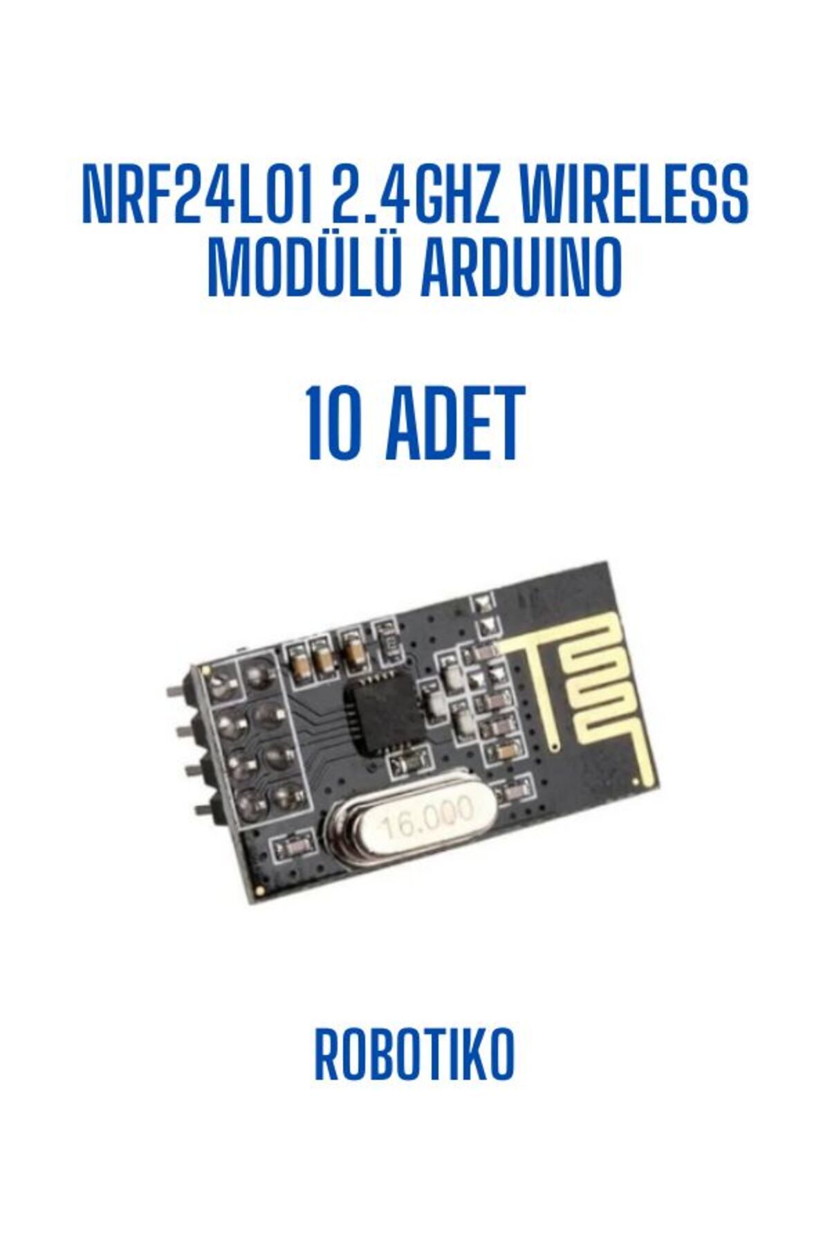 OEM NRF24L01 2.4Ghz Wireless Modülü 10 Adet