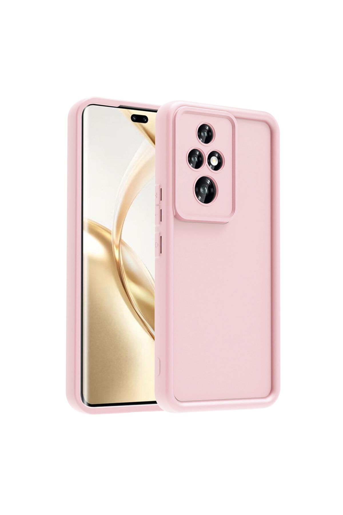 System Com Honor 200 Pro Kılıf Kamera Korumalı SYS Ananas Kapak - Pembe