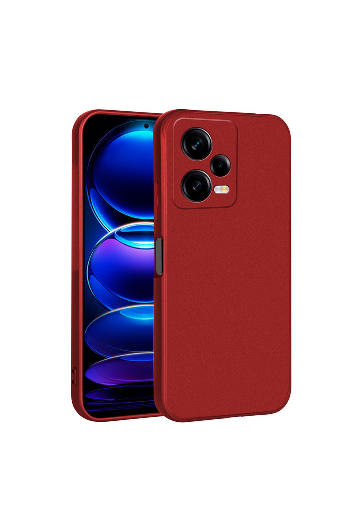 System Com Redmi Note 12 Pro 5G Kılıf SYS Premier Silikon Kapak - Kırmızı
