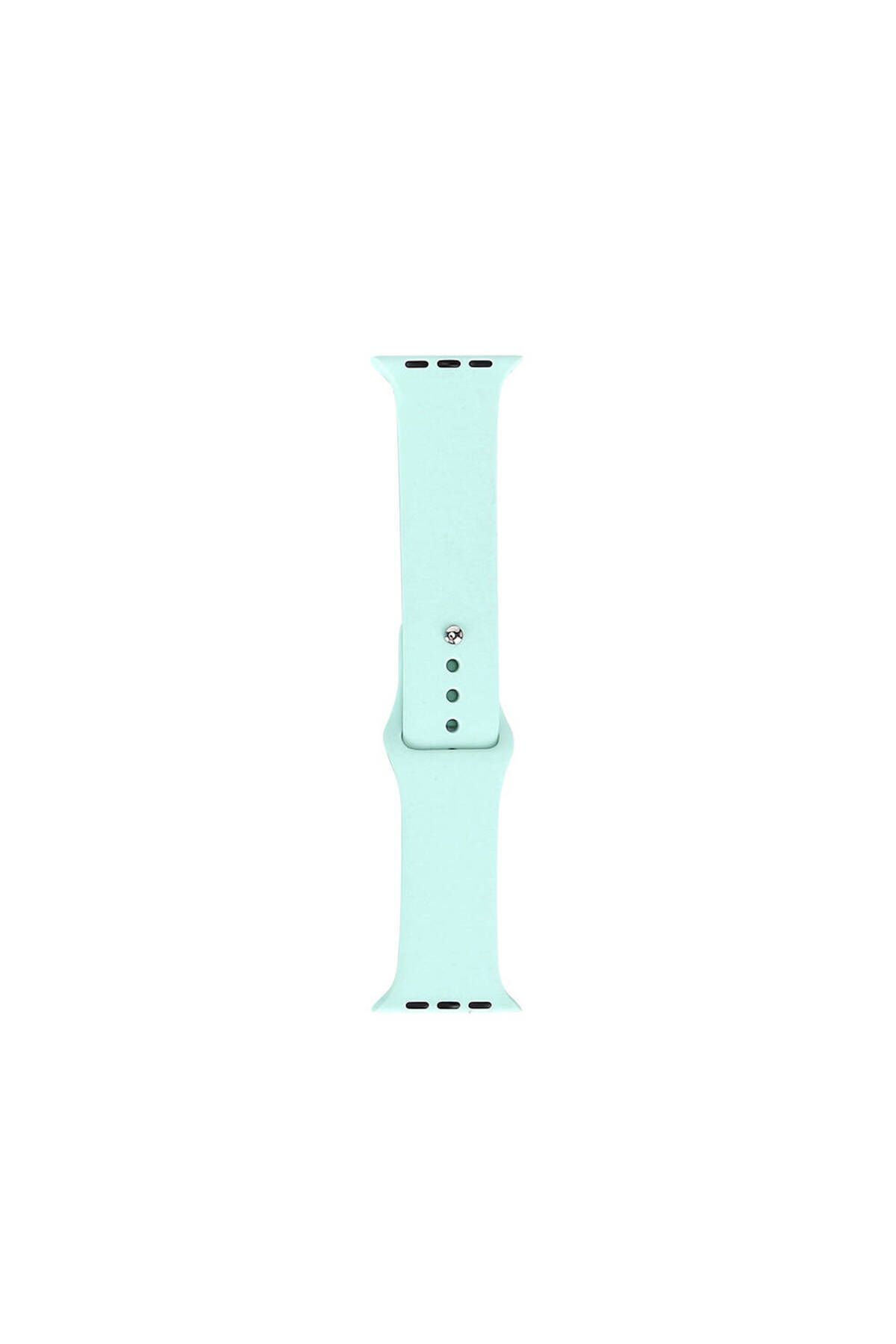 System Com Watch Ultra 49mm Band Serisi Klasik Kordon Silikon Strap Kayış-Emerald Green