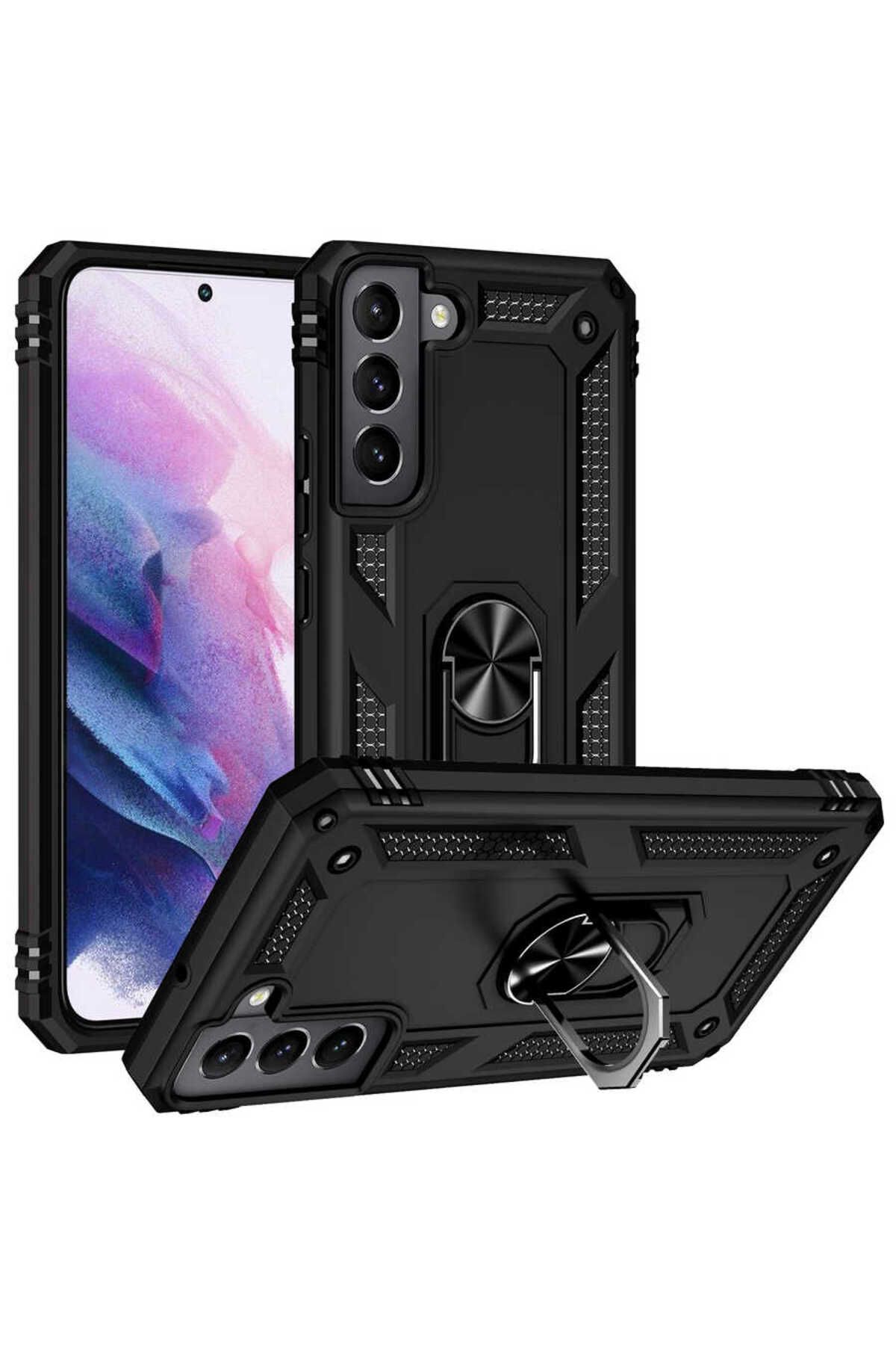 System Com Galaxy S22 Plus Uyumlu SYS Vega Kılıf-Siyah