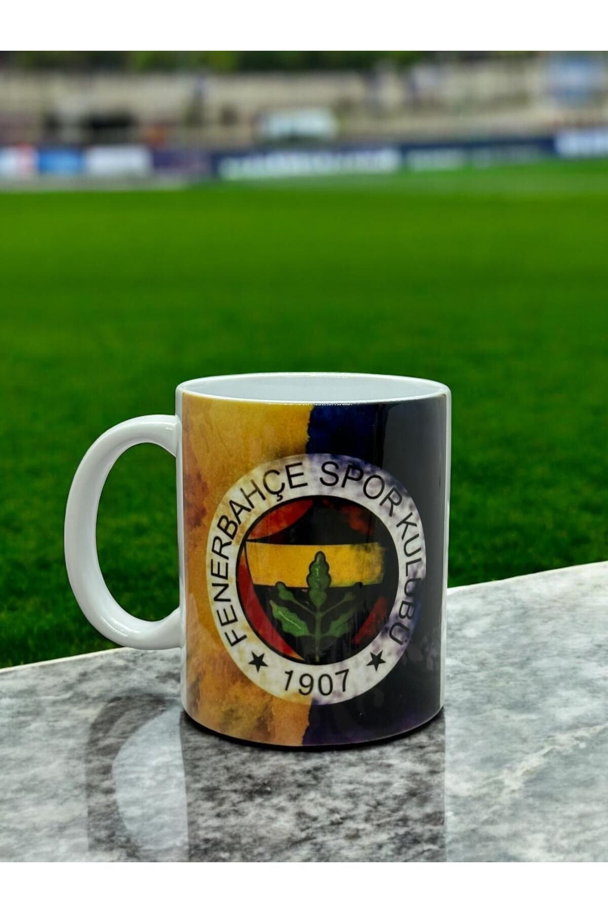 Marblestone FENERBAHÇE- Sarı Lacivert kişiye özel baskılı hediye kupa bardak