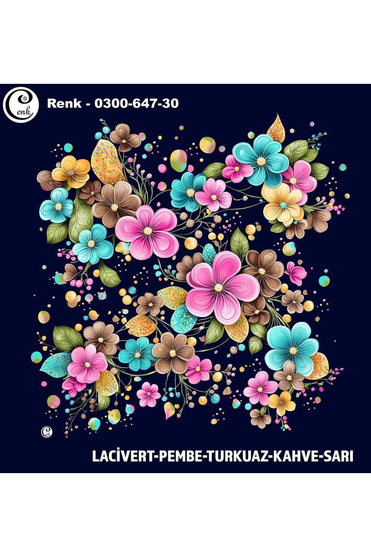 Cenk Desenli Oyalık Yazma - 0300-647