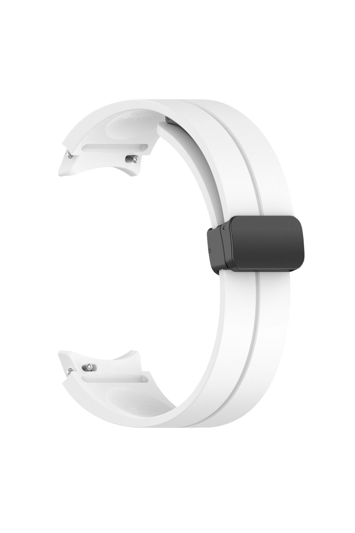 System Com Galaxy Watch 4 40mm Uyumlu KRD-84 Uyumlu SYS Kordon-Beyaz