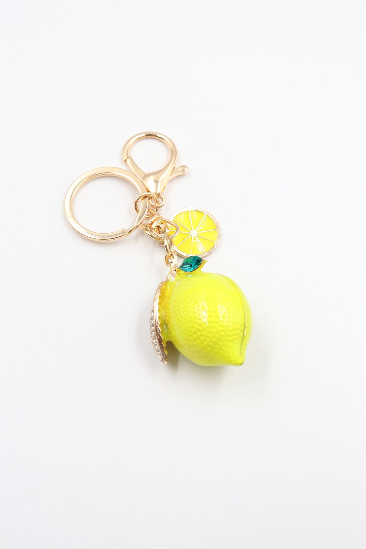 BY CANSU ACCESSORİES Zafira Limon Anahtarlık Çanta Charm