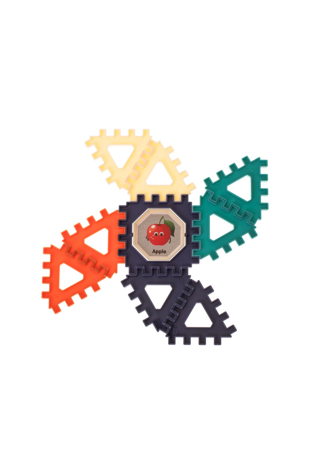 kik-Building block set, ball track, 110 elements, 3 years+, multicolor 8