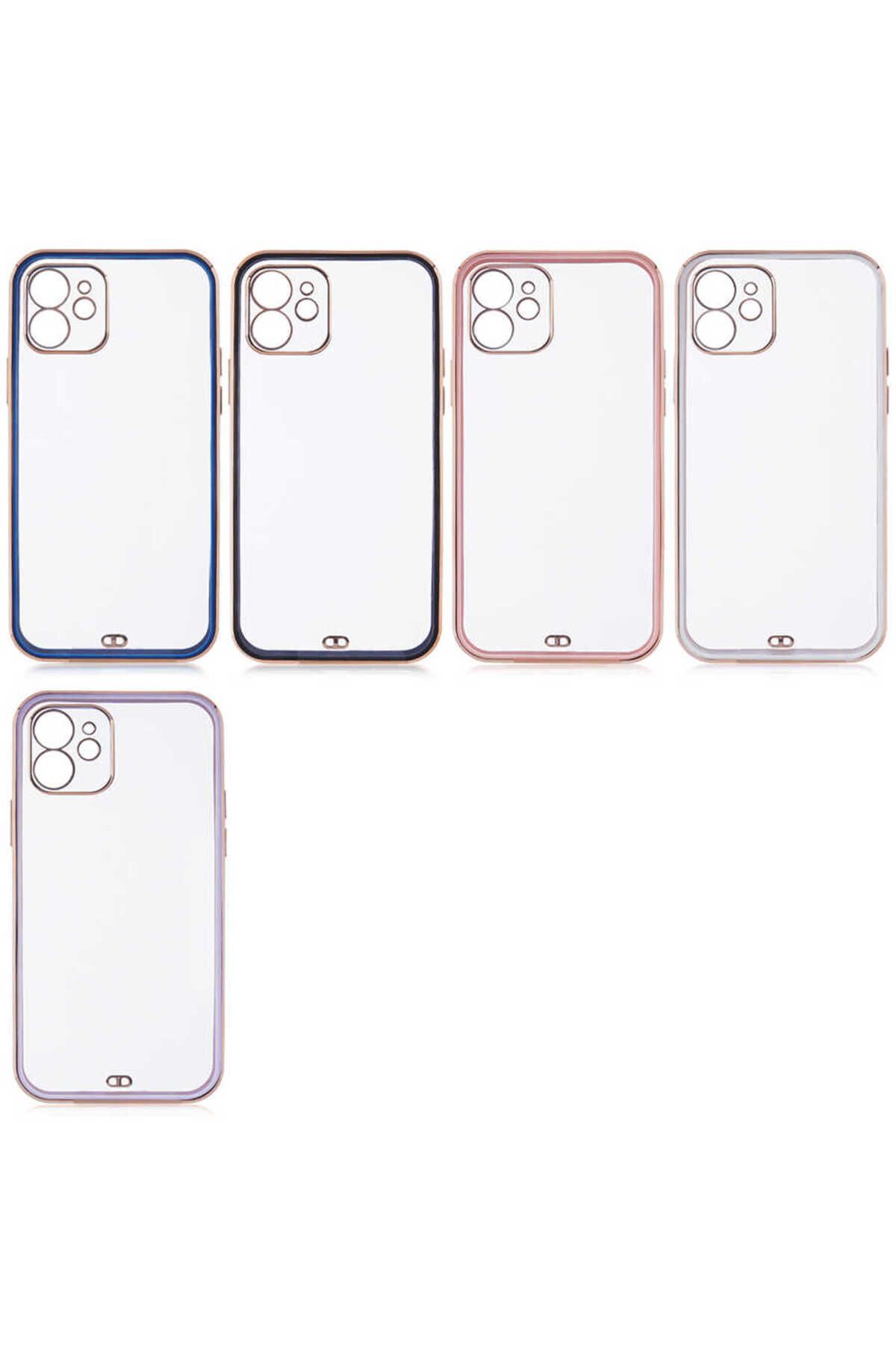 System Com-iPhone 12 Compatible Sys Vo It Clear Case-Navy Blue 2