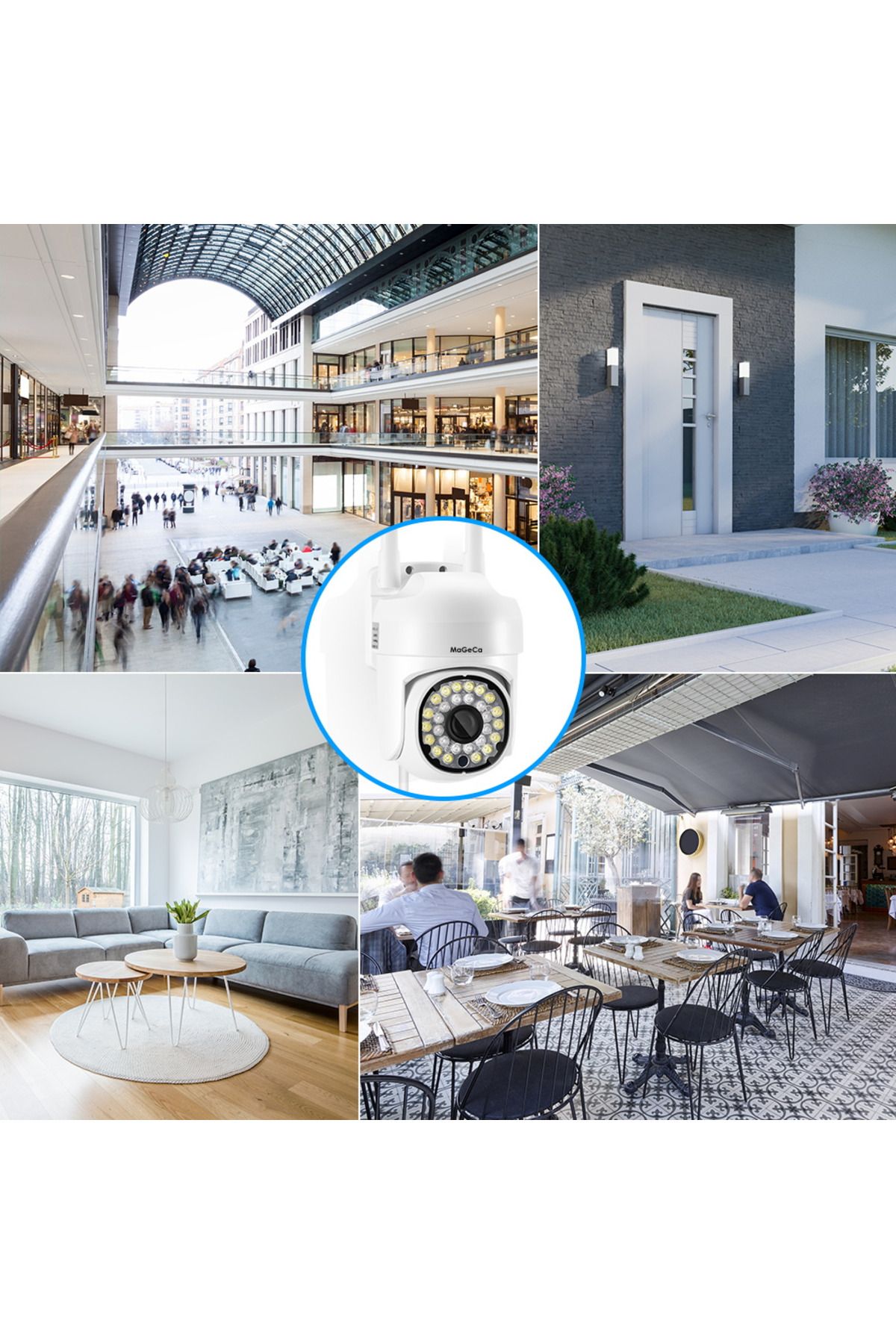 MaGeCa-Wifi ® Surveillance Camera, Night Vision, Rotation, Two-Way Communication 9