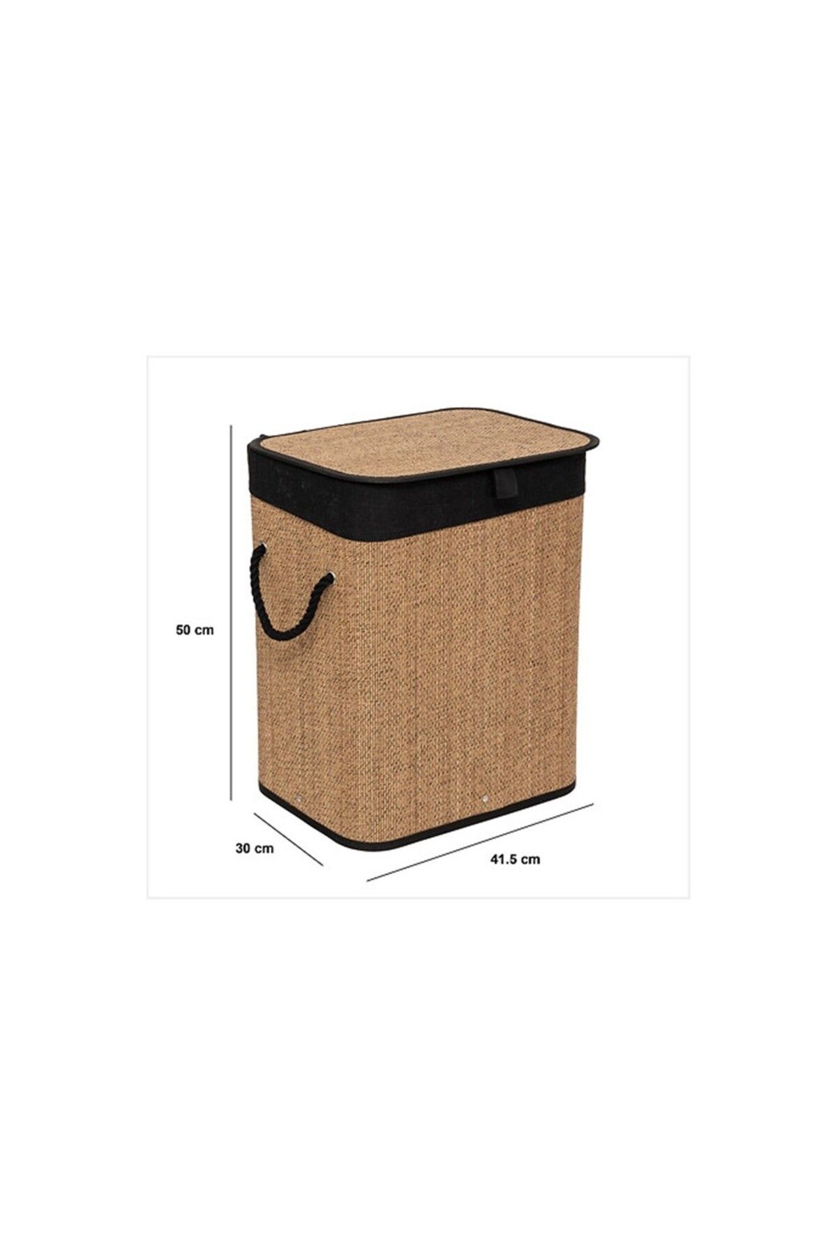 5five Simple Smart-Καλάθι ρούχων με λαβή, μπαμπού, 41,5 x 30 x Υ 50 cm, 60 l 9