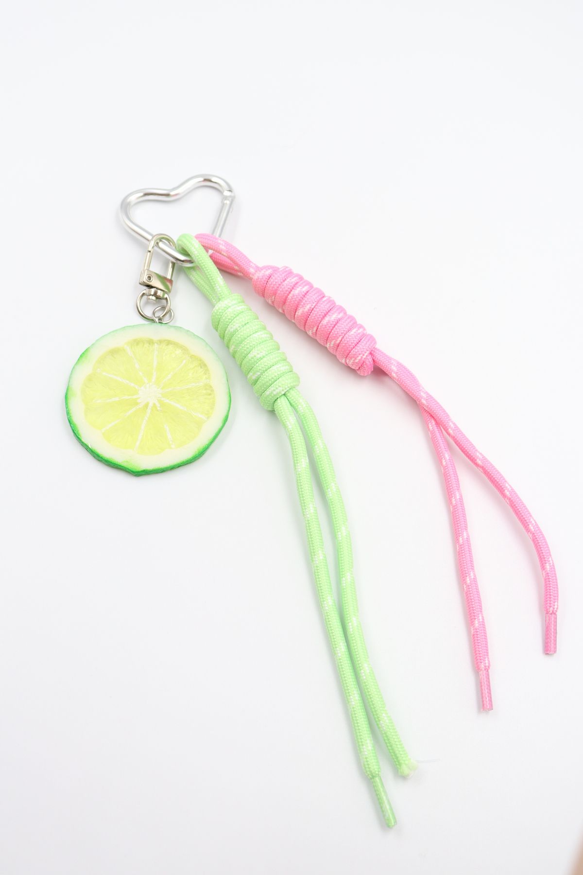 BY CANSU ACCESSORİES Fiorena Lime Anahtarlık Çanta Charm