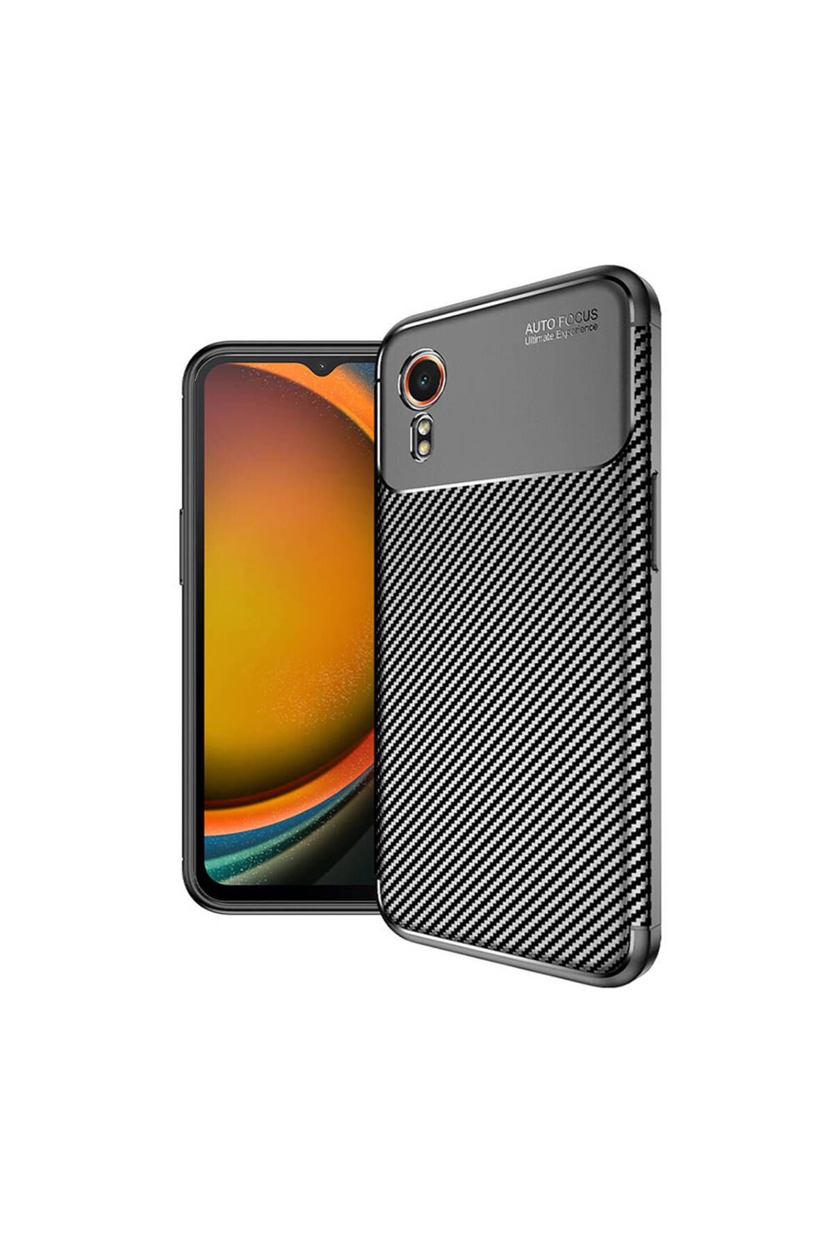 System Com Galaxy Xcover7 Kılıf SYS Negro Silikon Kapak - Siyah