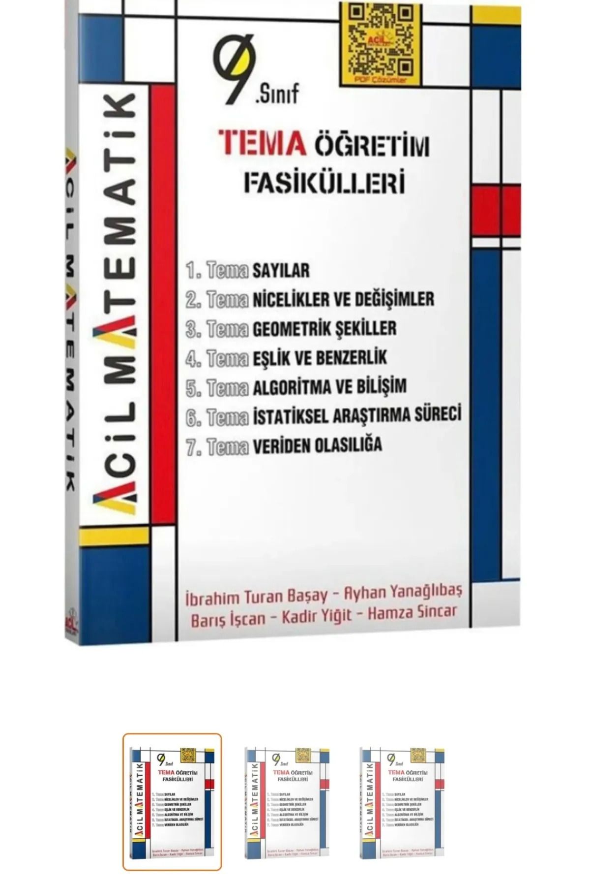 Acil Yayınları 9,10,11 Apotemi Acil 9. Sınıf Acil Matematik Öğretim Fasikülleri Pdf Çözümler 2025 Model