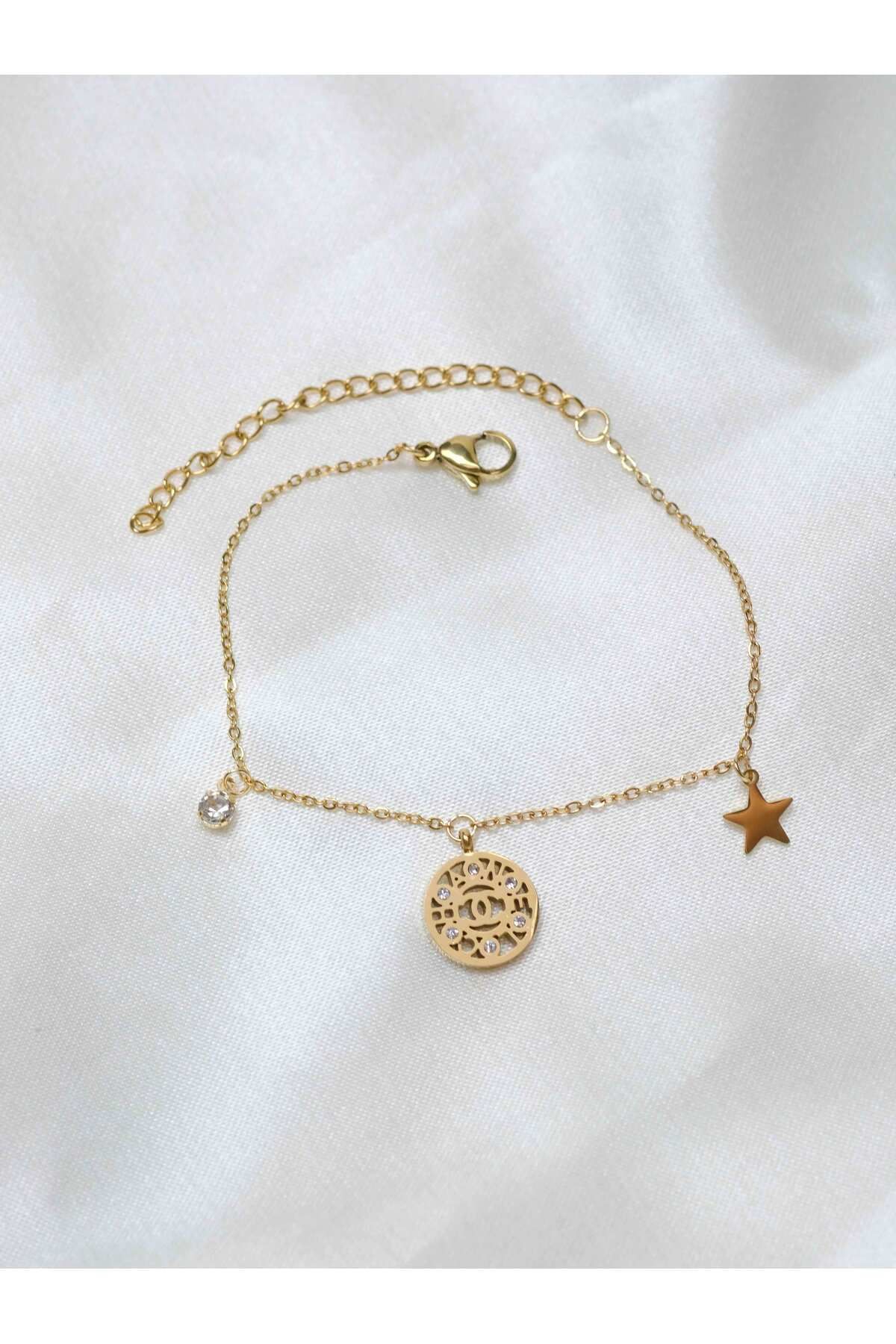 ArdenNova Çelik Altın Golden Nova Bileklik