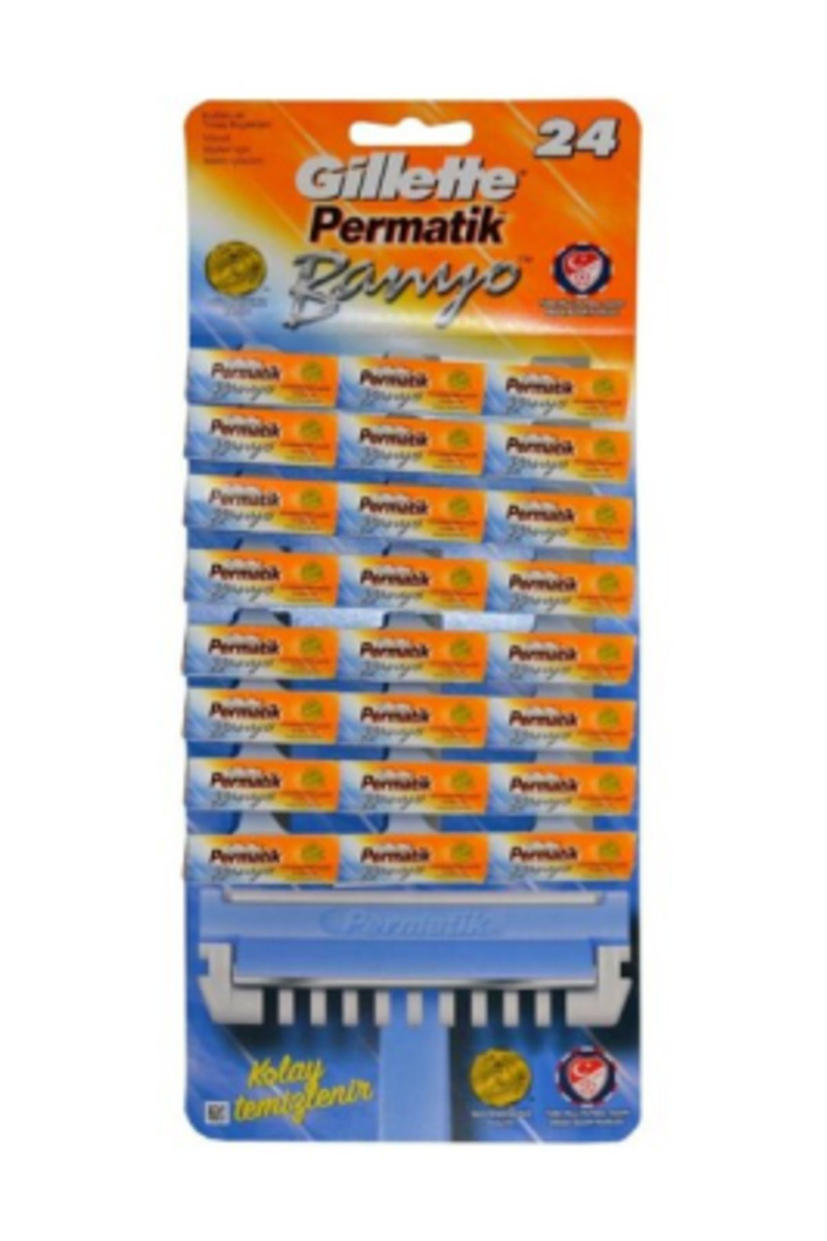 Vemora PERMATİK BANYO SAPLI JİLET KARTELA 48 PARÇA (5166)