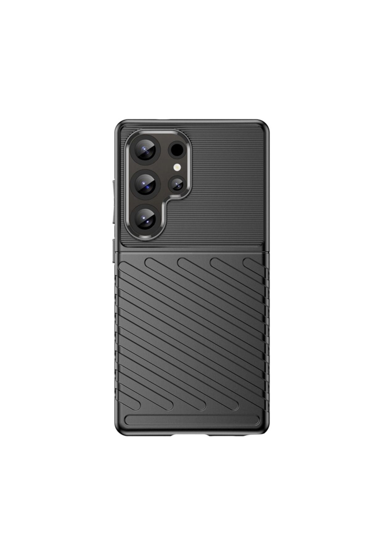 Microcase Samsung Galaxy S25 Ultra ile Uyumlu Thunder Serisi Darbeye Dayanıklı Silikon Kılıf -AL3421