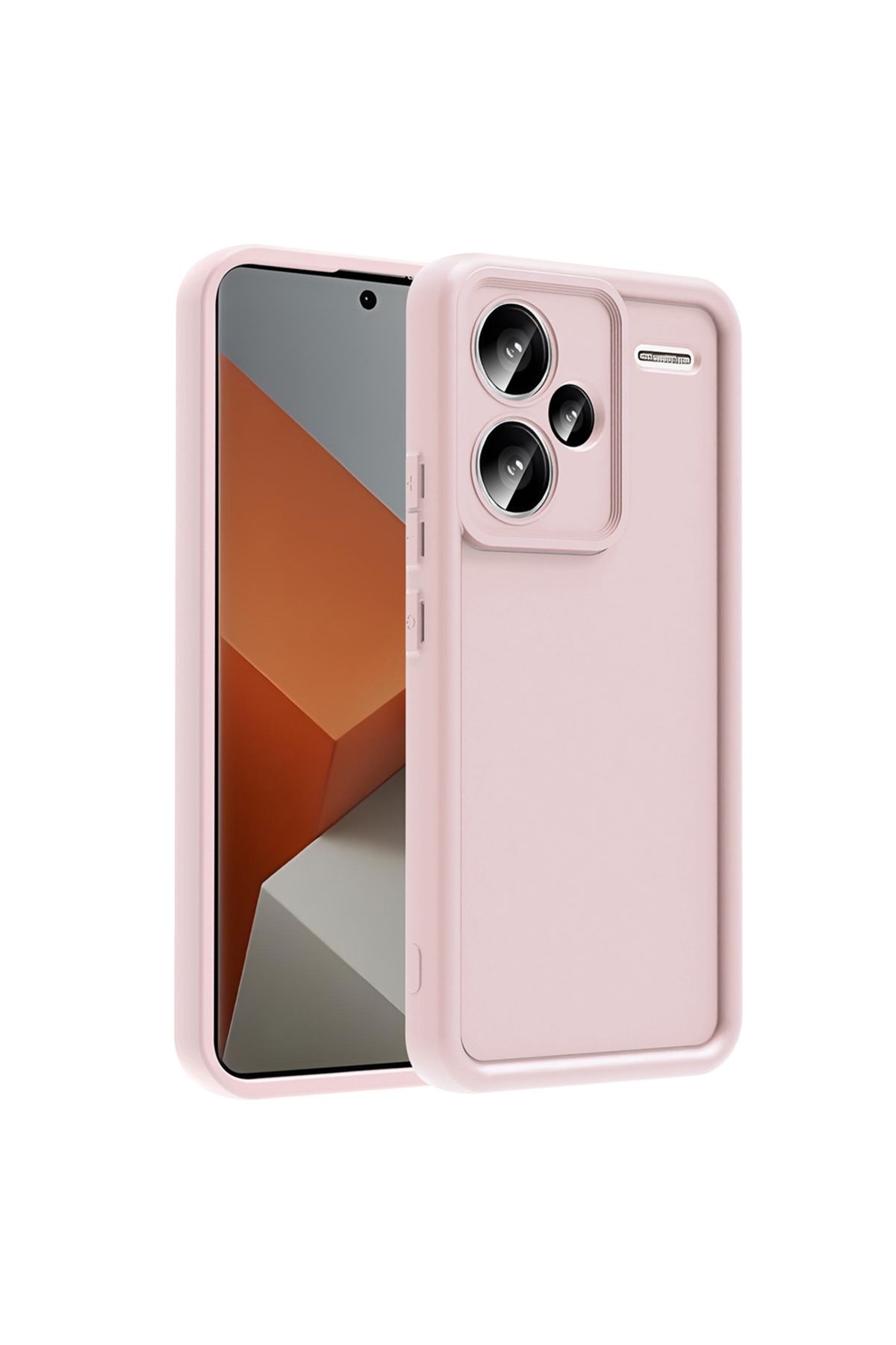 System Com Redmi Note 13 Pro Plus Kılıf Kamera Korumalı SYS Ananas Kapak - Pembe