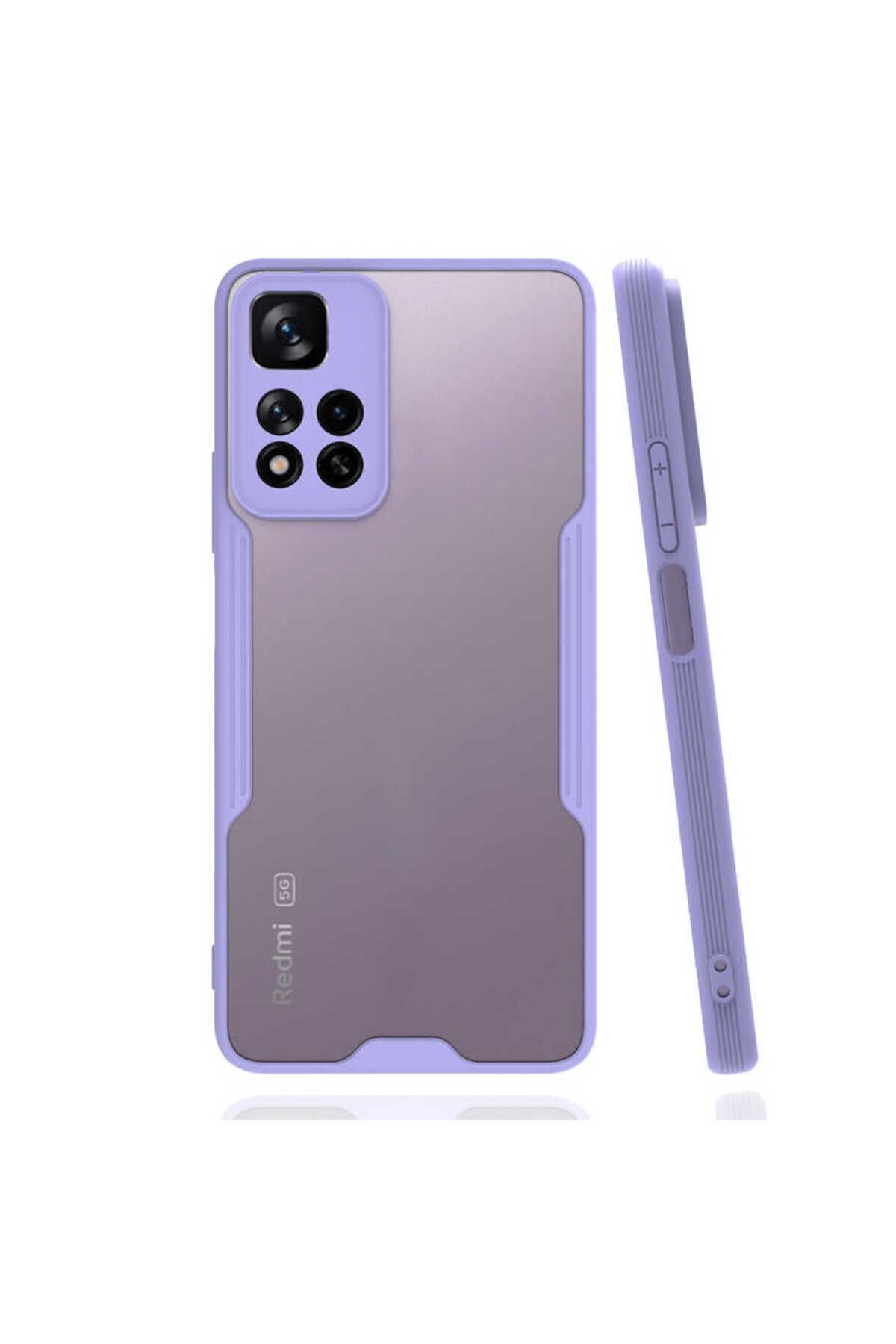 System Com Redmi Note 11 Pro Plus 5G Kılıf SYS Parfe Kapak - Mor