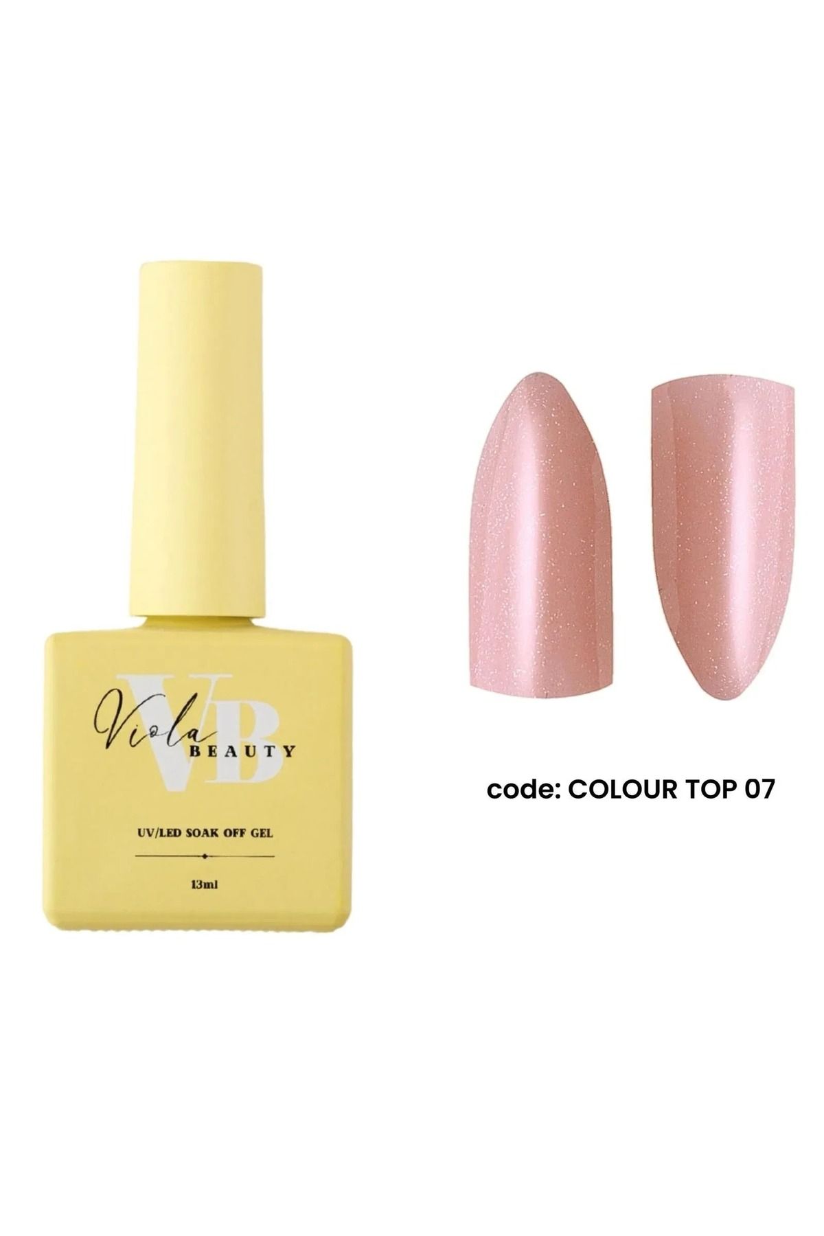 VIOLA BEAUTY COLOUR TOP COAT (Renkli Top Coat ) SERİSİ 13 ML Oje