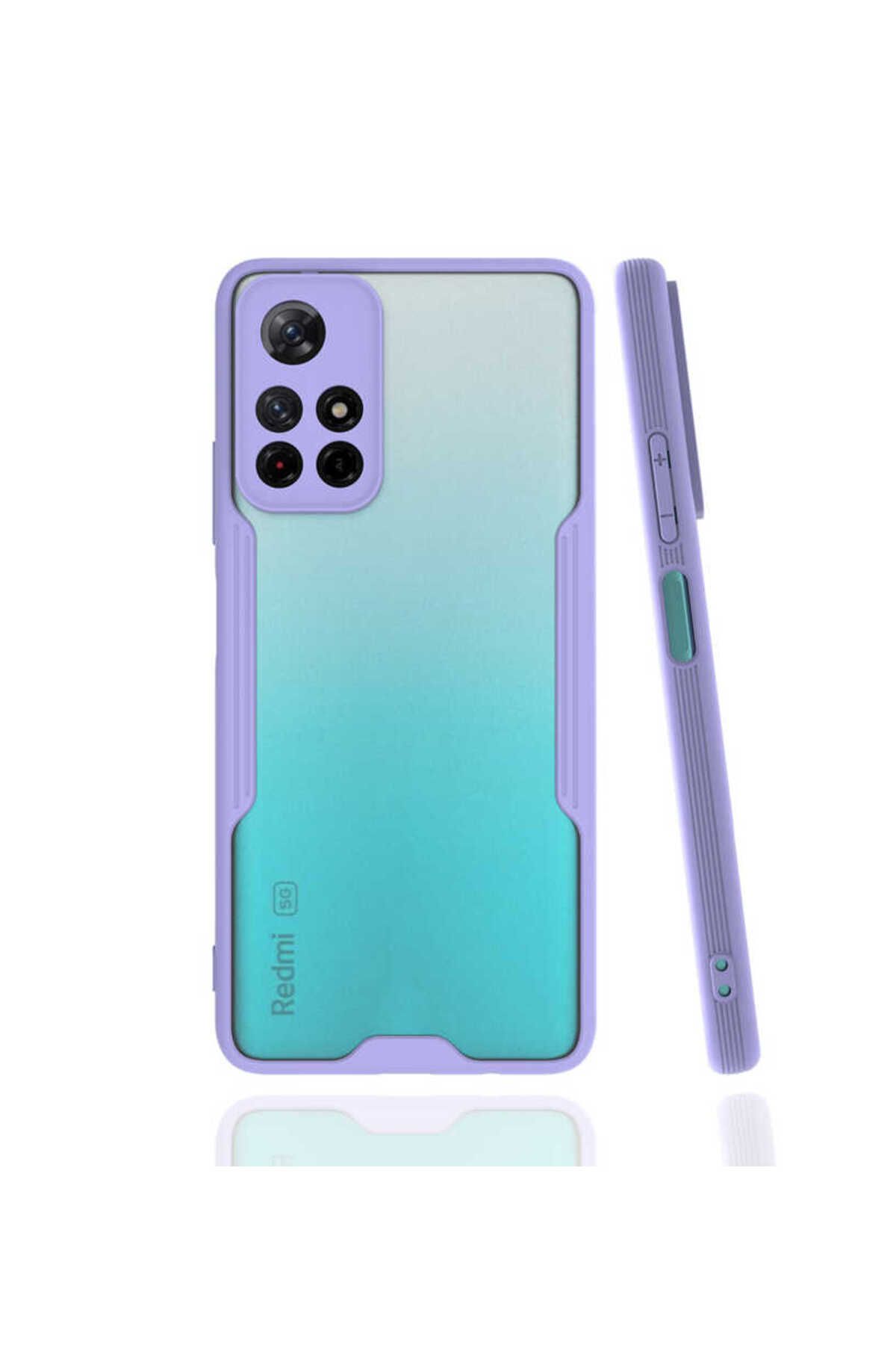 System Com Redmi Note 11T 5G Kılıf SYS Parfe Kapak - Mor
