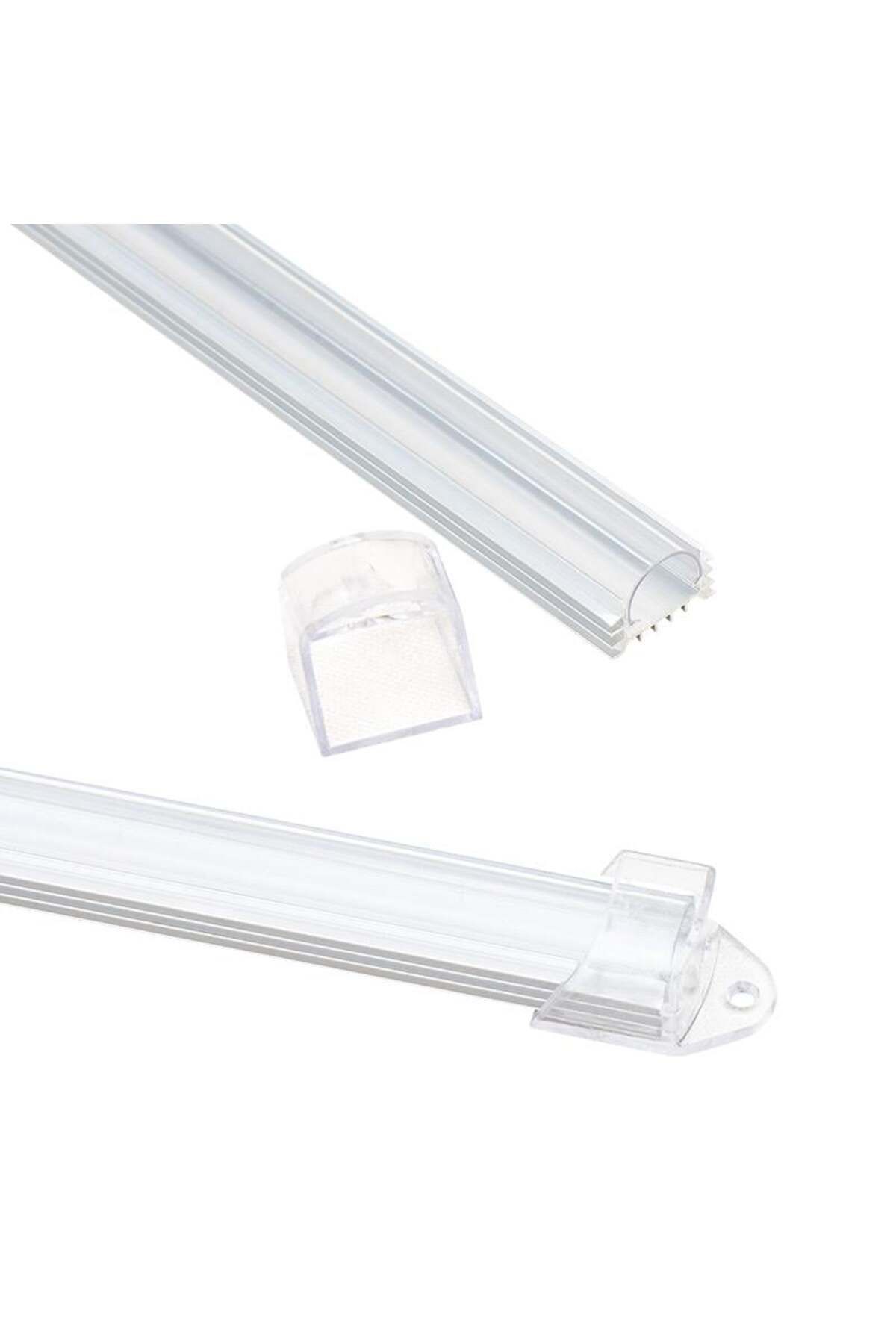 Powermaster 1 Metre Neon Şeffaf Alüminyum Kasa