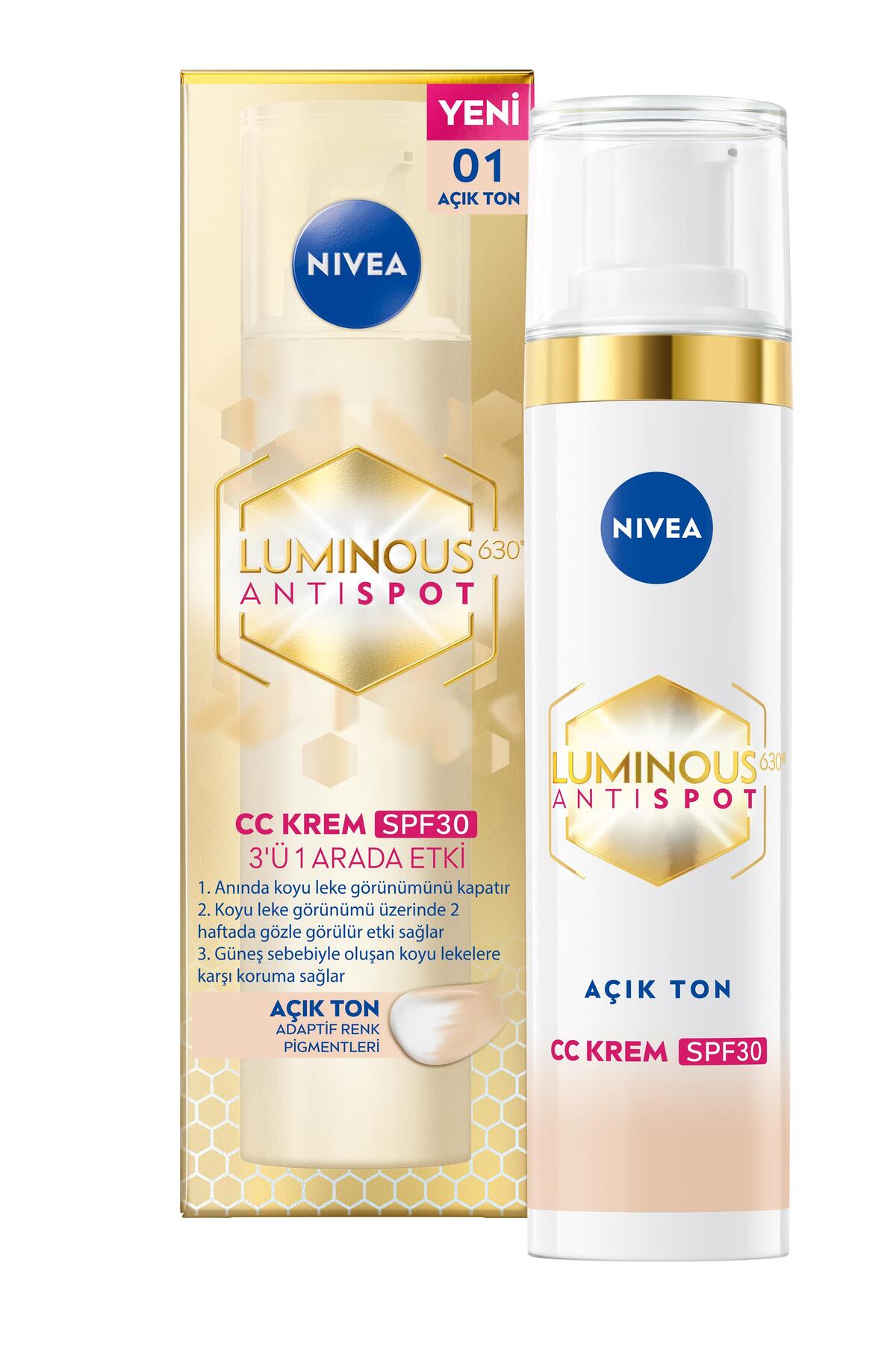 کرم صورت ضد لک لومینوس ۶۳۰ سی سی/رنگ روشن کننده SPF 30، ۴۰ میلی لیتر — ۴۰۰۶۰۰۰۰۹۴۵۸۸