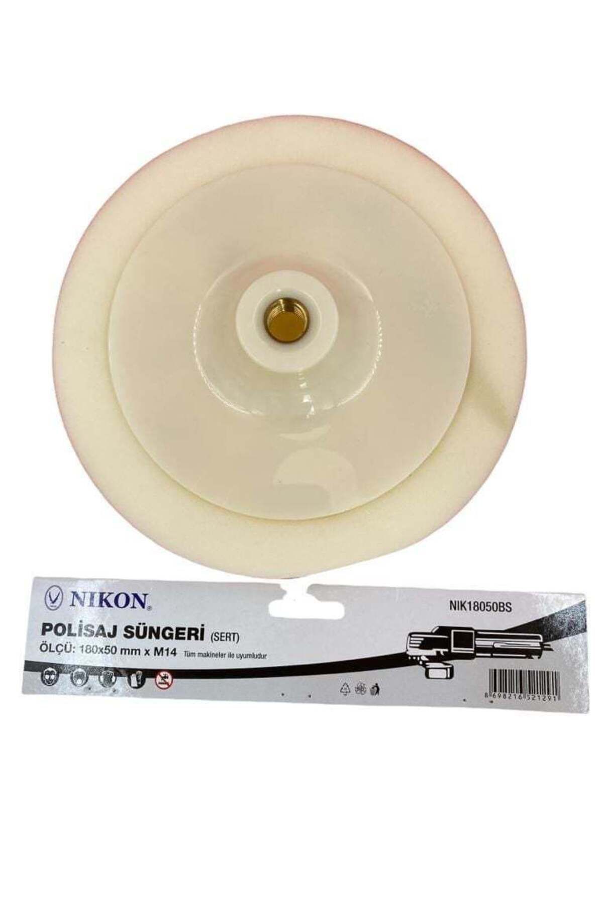 Zayla Nikon 18050BS Polisaj Süngeri 180 mm Beyaz Sert