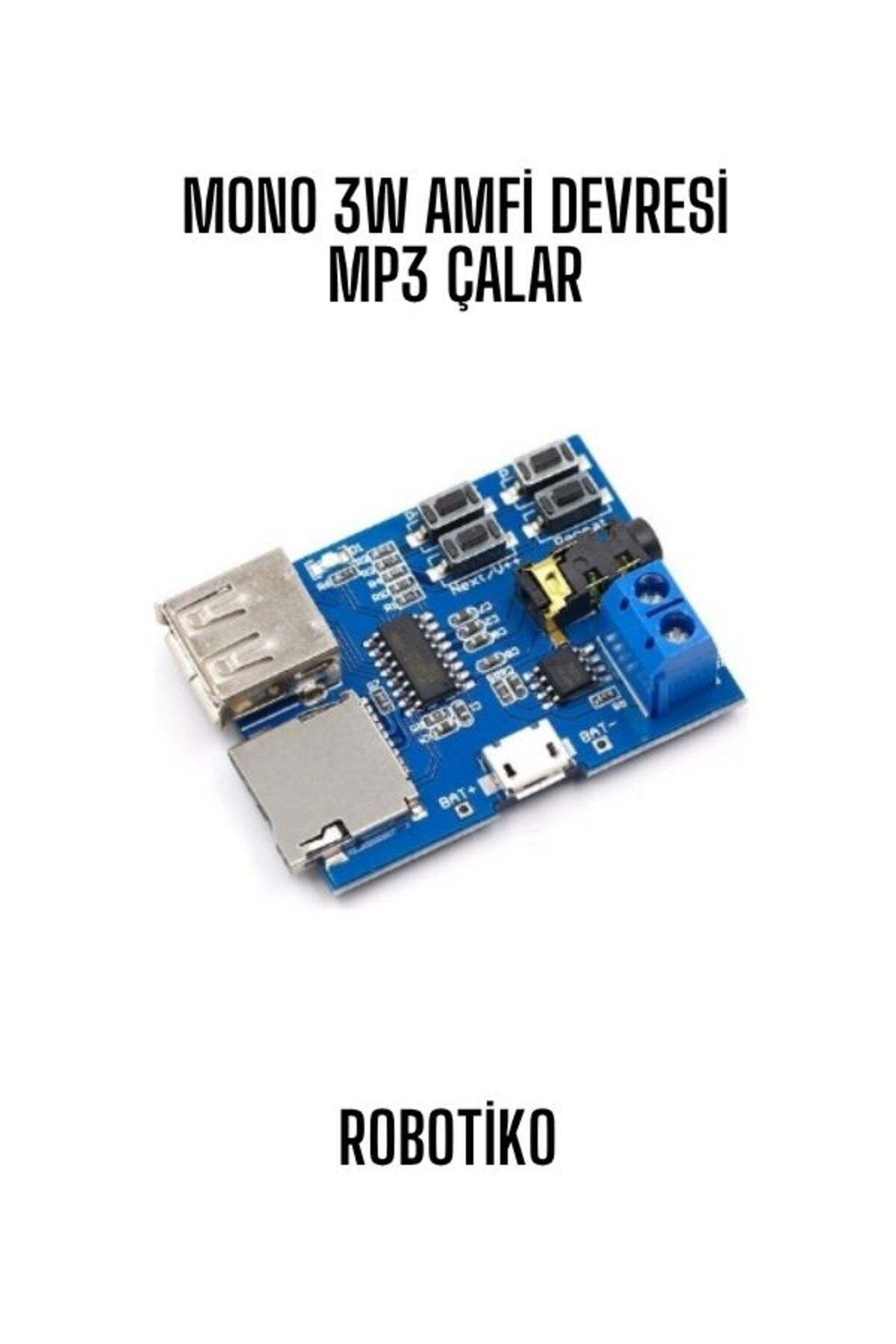 OEM Mono 3W Amfi Devresi Mp3 Çalar