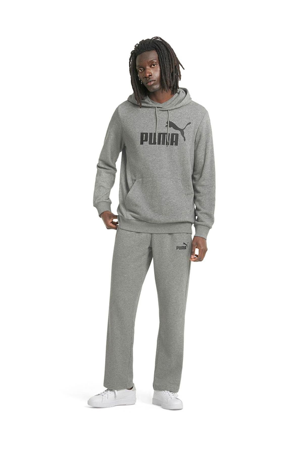 Puma ESS BIG LOGO HOODIE SWEATSHIRT Giyim Erkek
