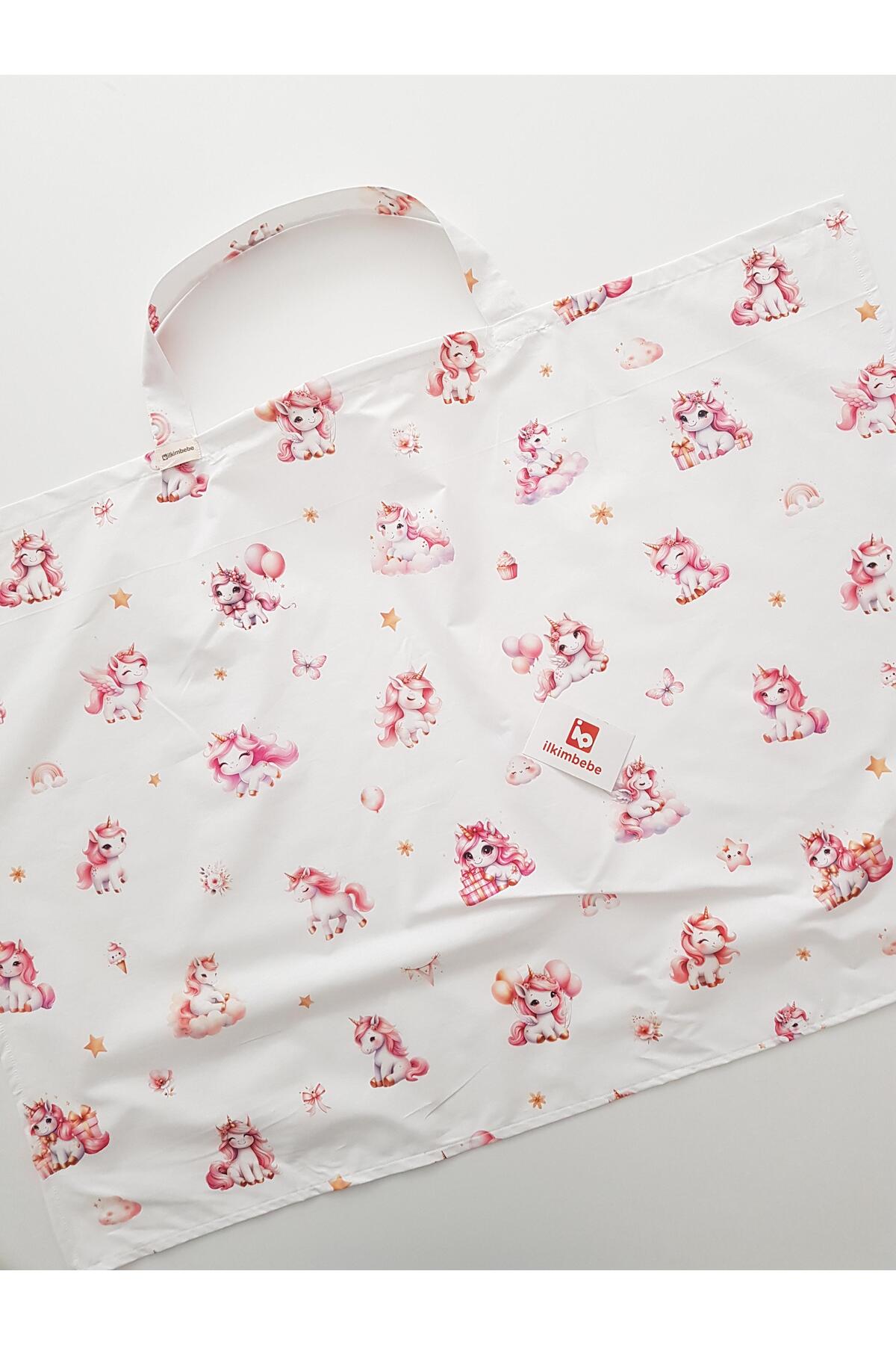 ib ilkimbebe Emzirme Önlüğü Konforlu Balenli , Puset Örtüsü - 70x100 Cm , Anne Bebek Ürünleri, Yenidoğan fotoğrafı 3 (önizleme)